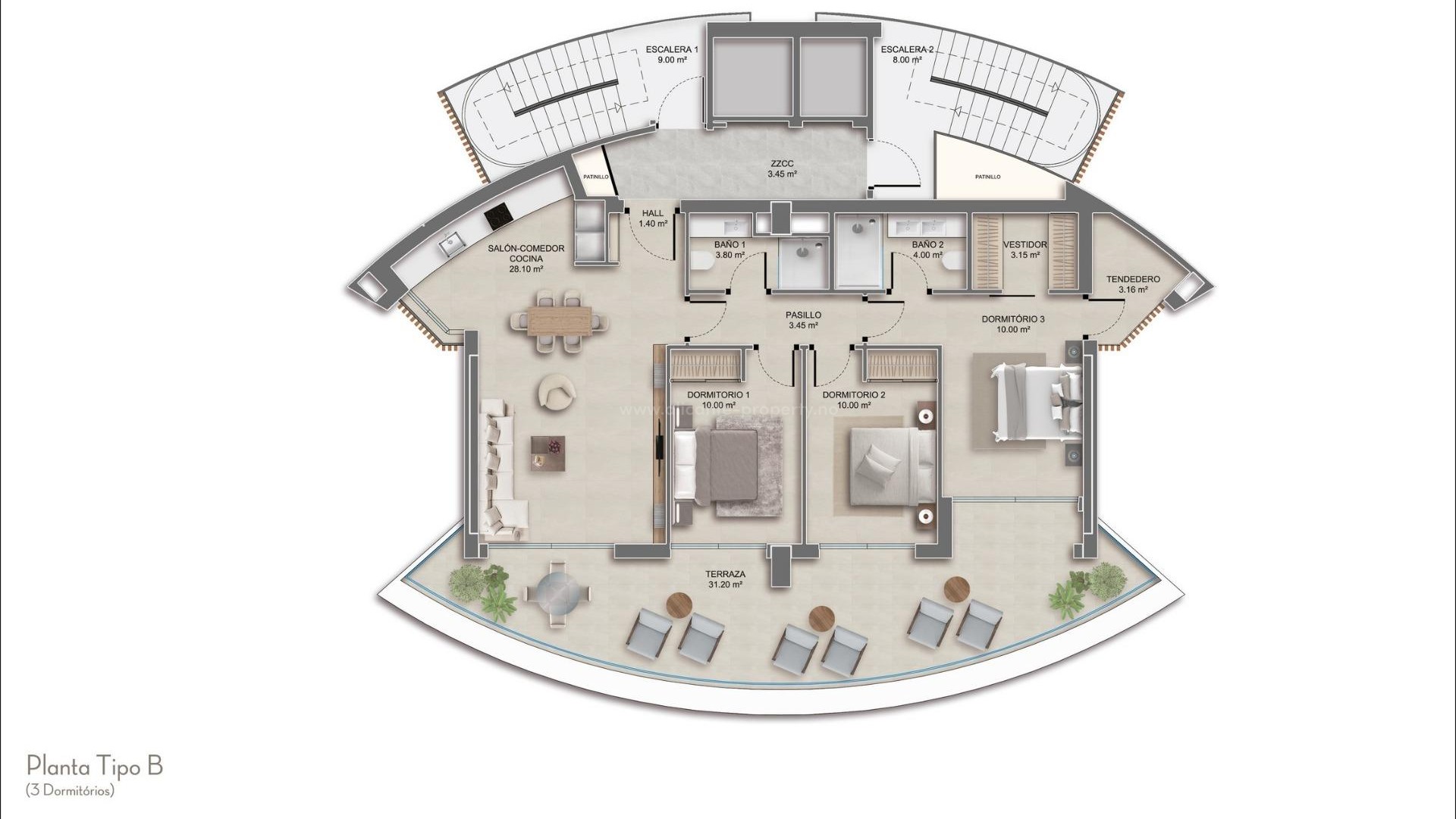 Apartment / flat in Playa Cantal Roig