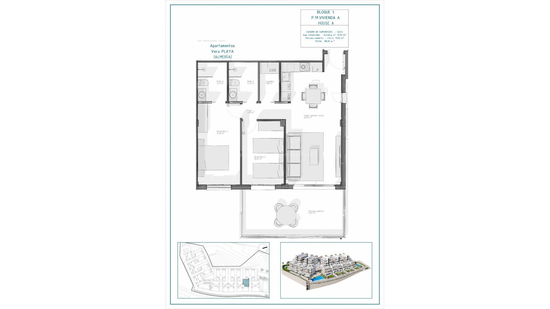 Apartment / flat in Pueblo Salinas