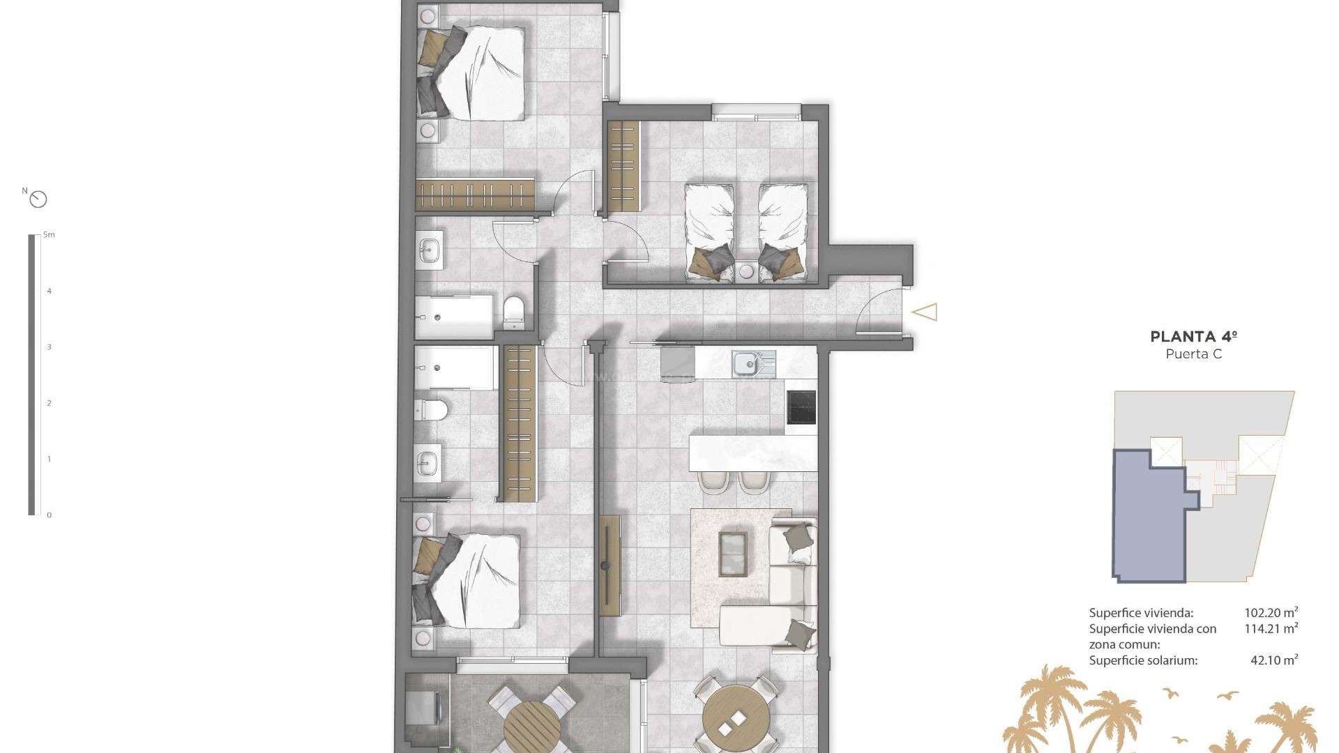 Apartment / flat in Pueblo