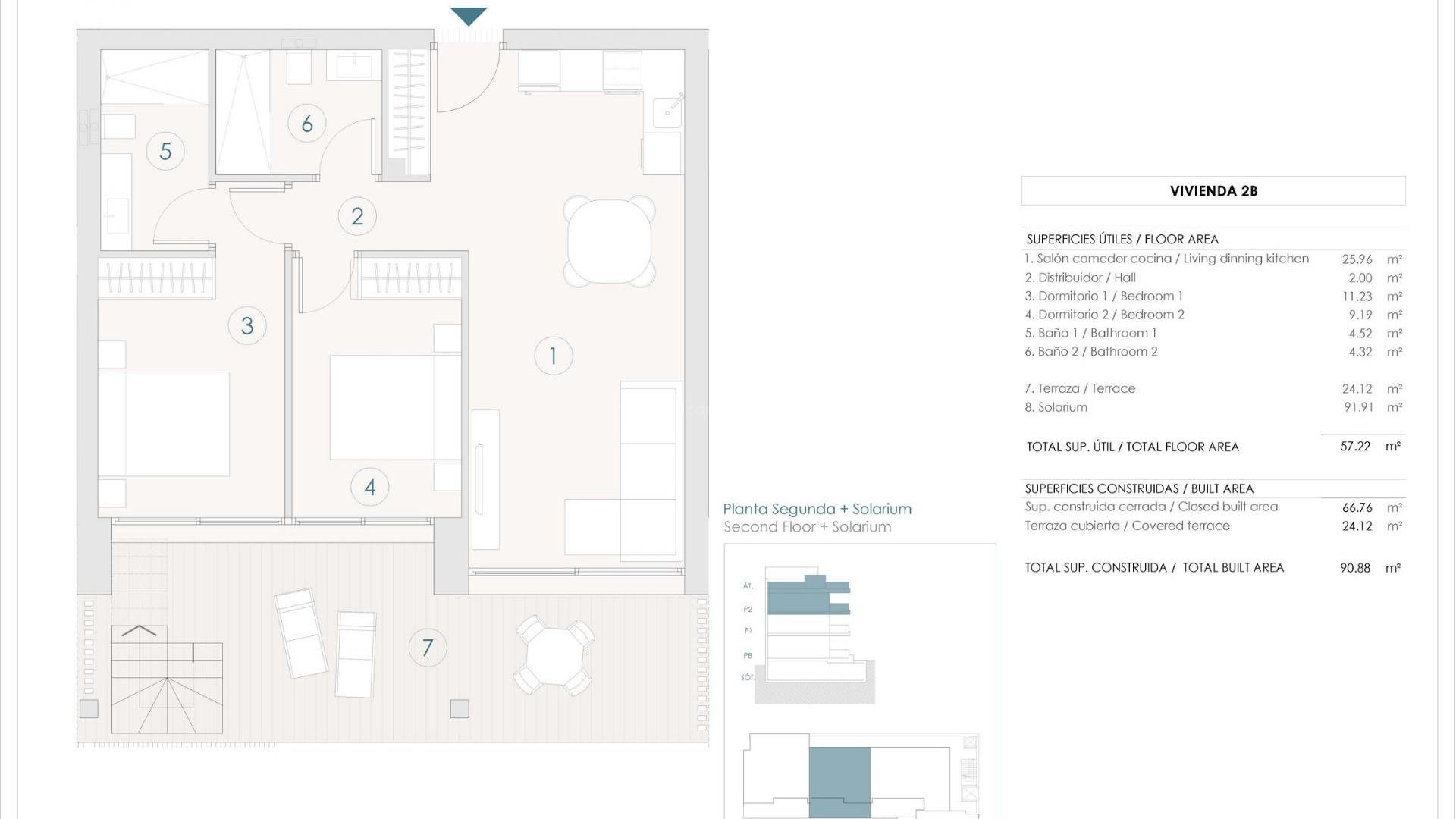 Apartment / flat in Pueblo