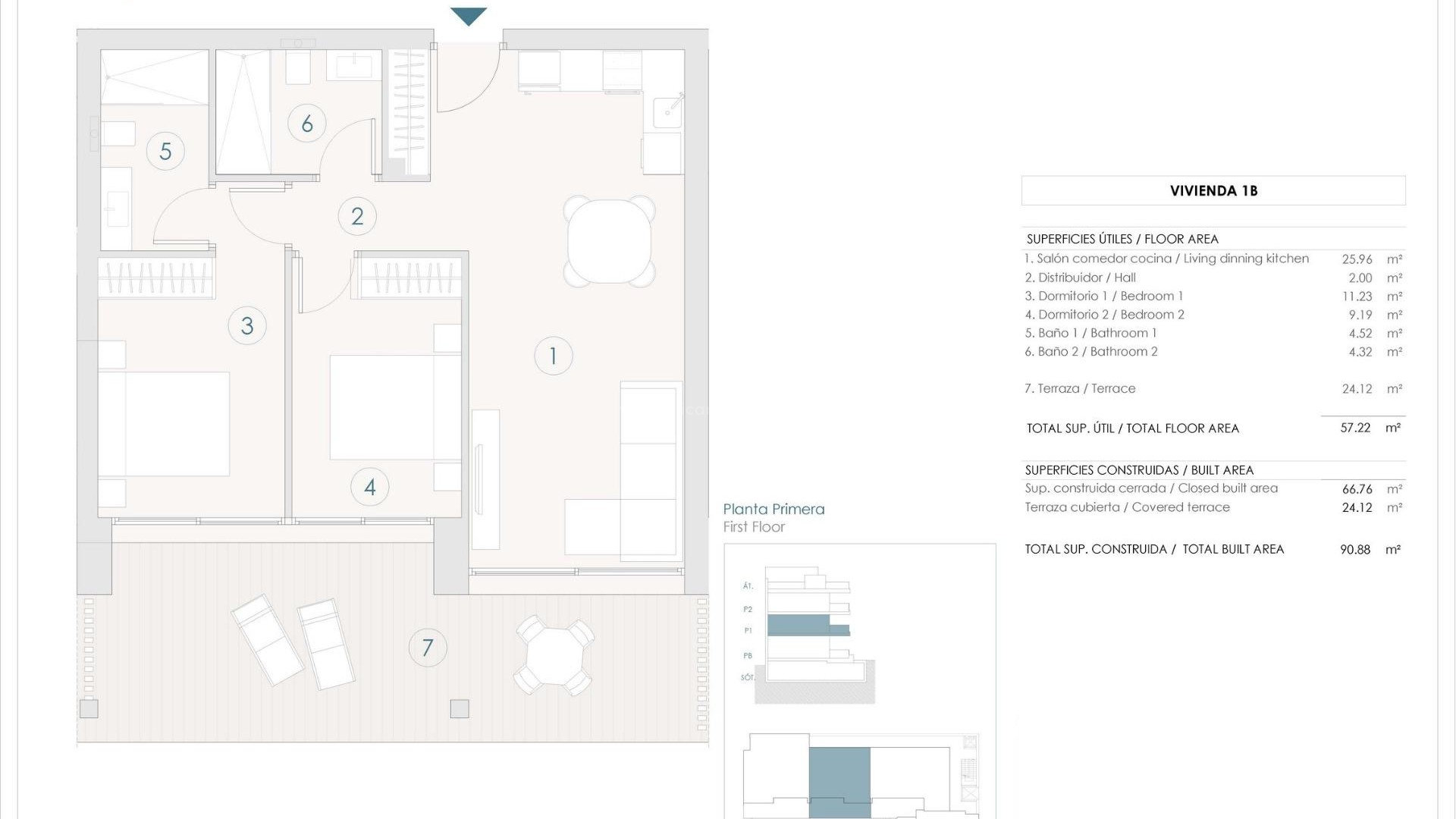 Apartment / flat in Pueblo