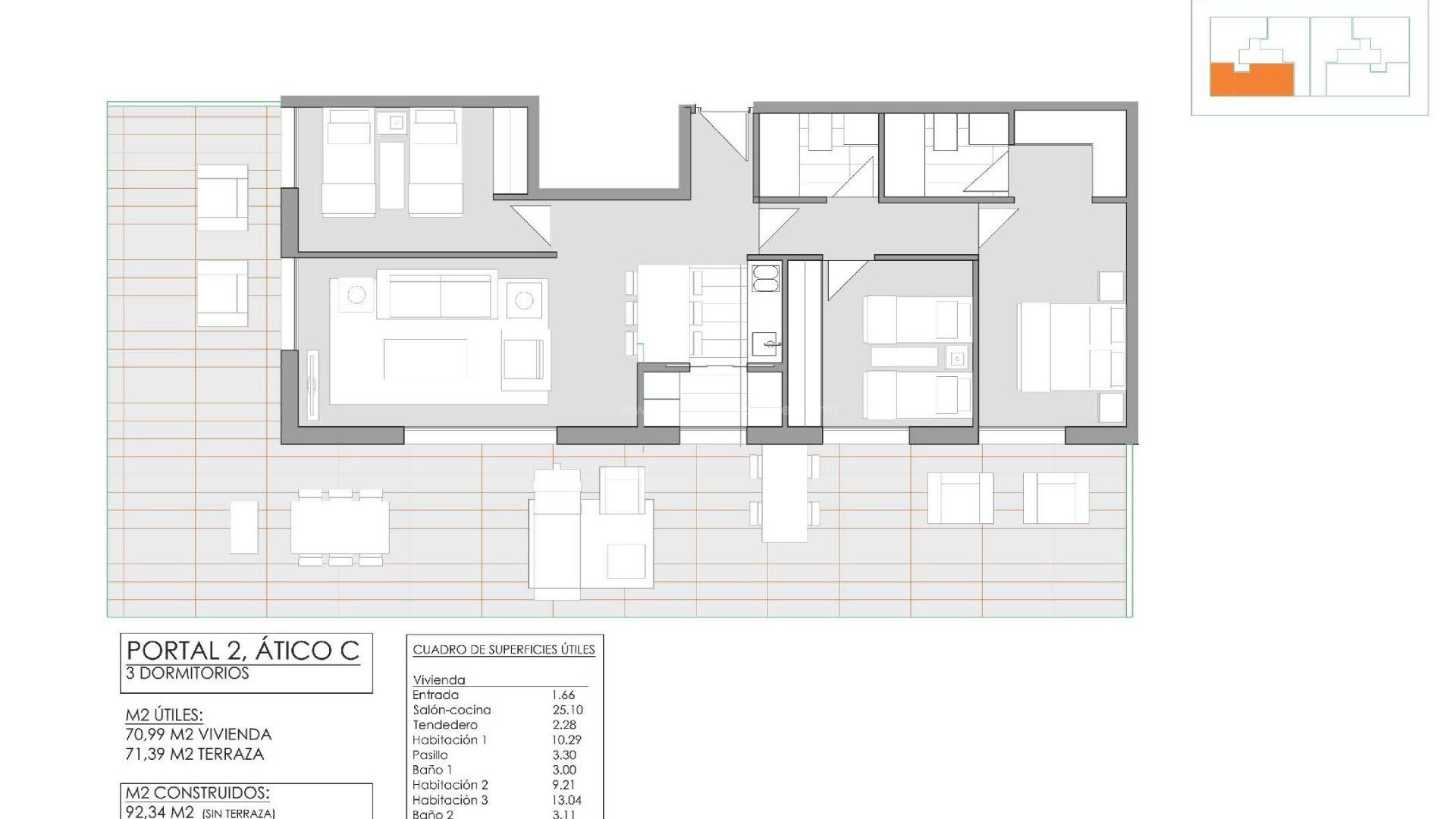 Apartment / flat in Pueblo