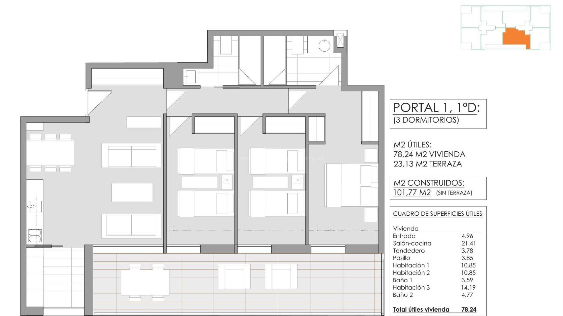 Apartment / flat in Pueblo