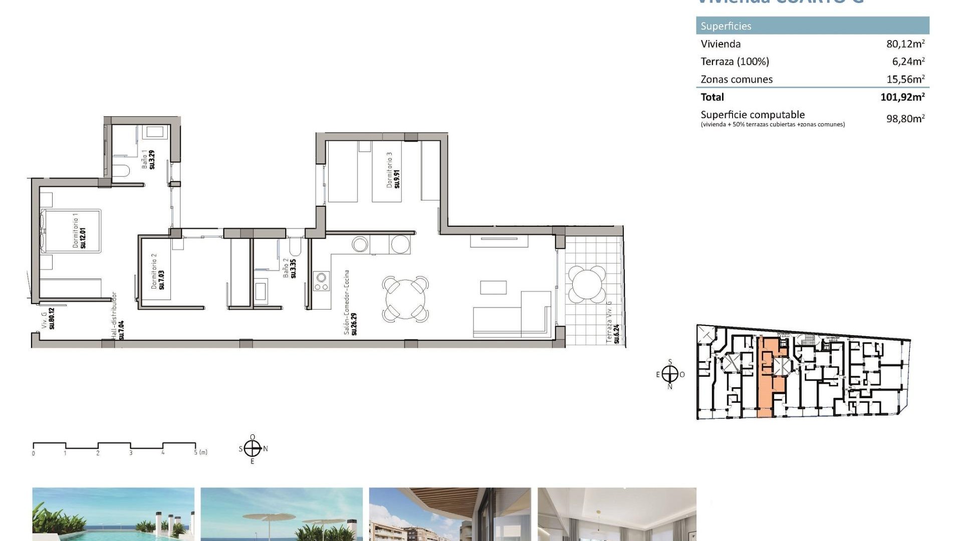 Apartment / flat in Pueblo