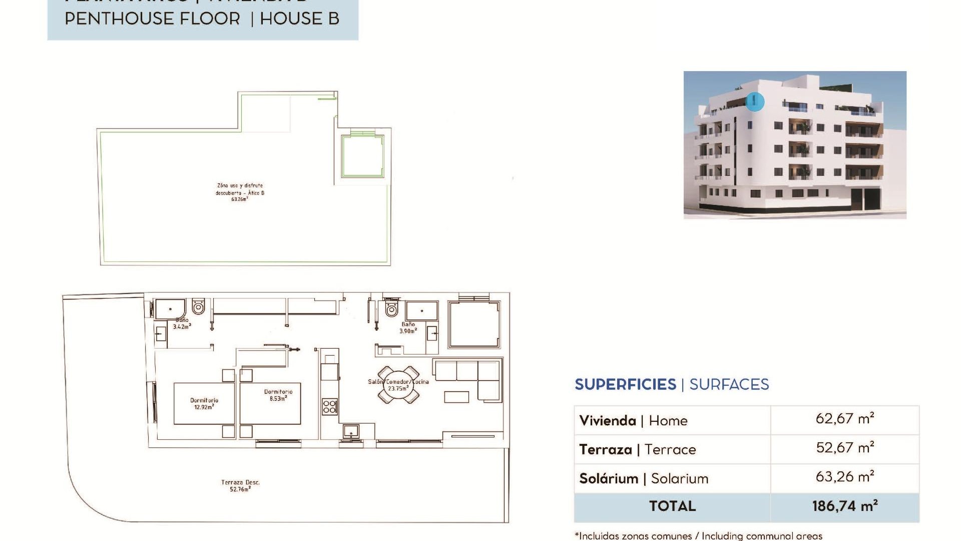 Apartment / flat in pueblo