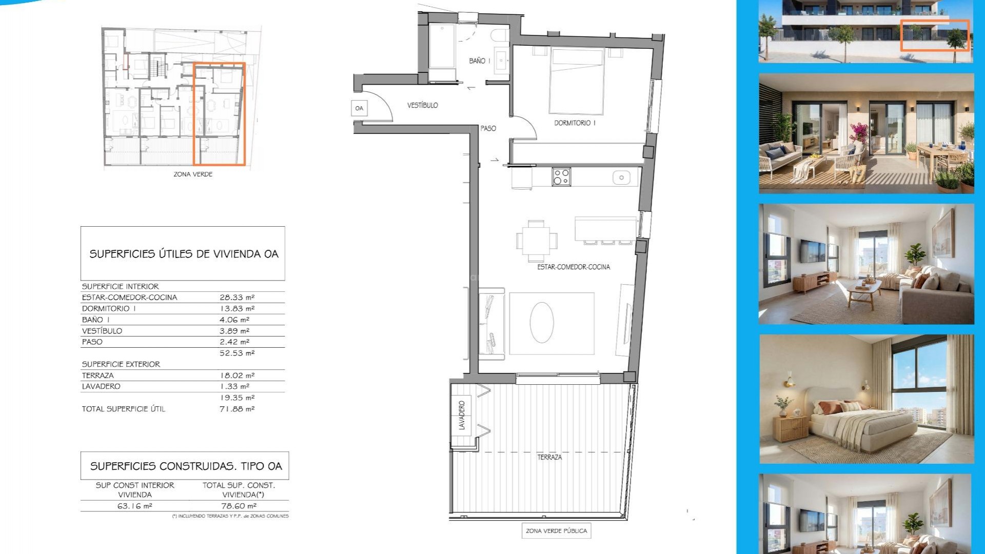 Apartment / flat in Pueblo