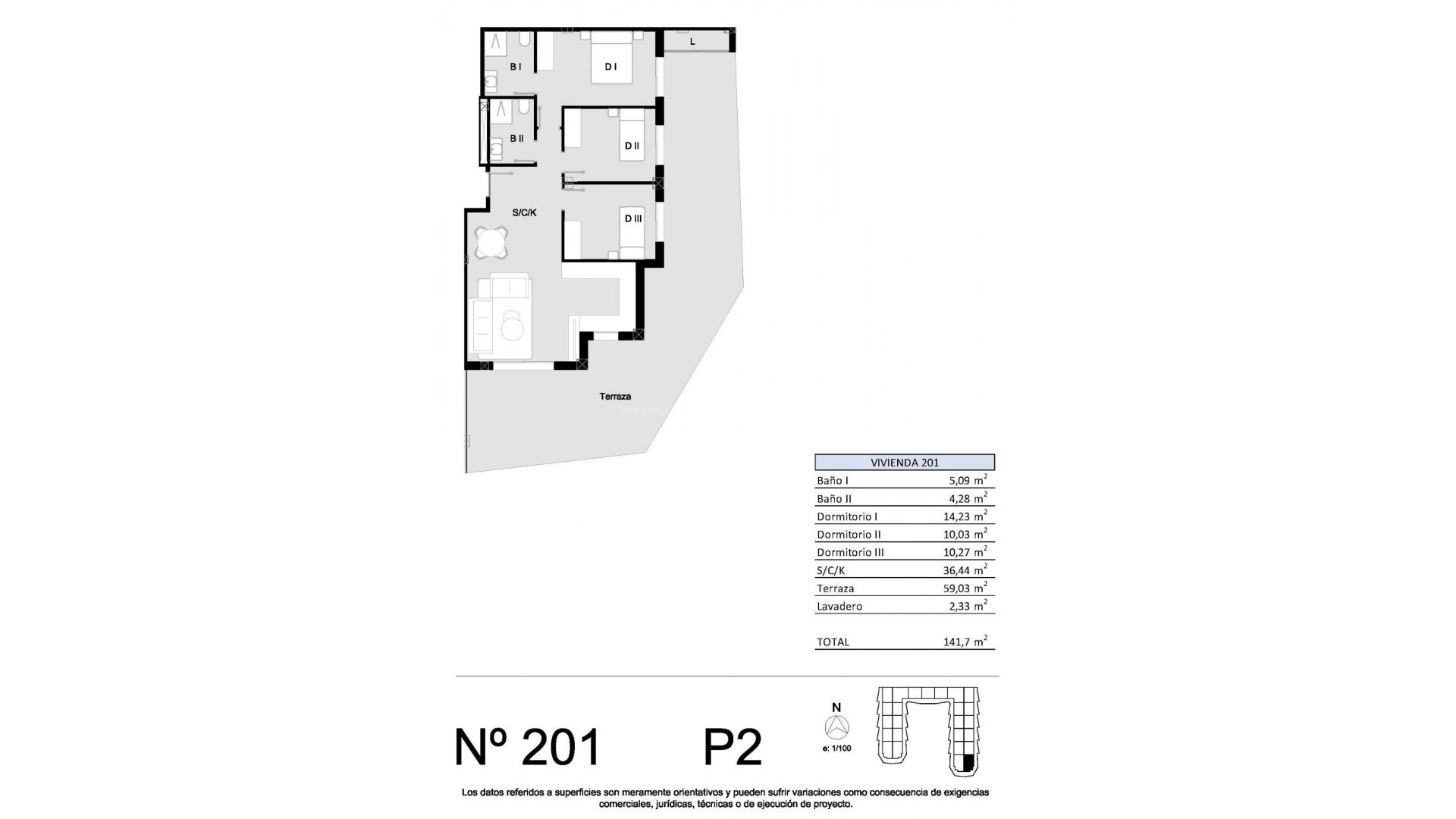 Apartment / flat in Pueblo