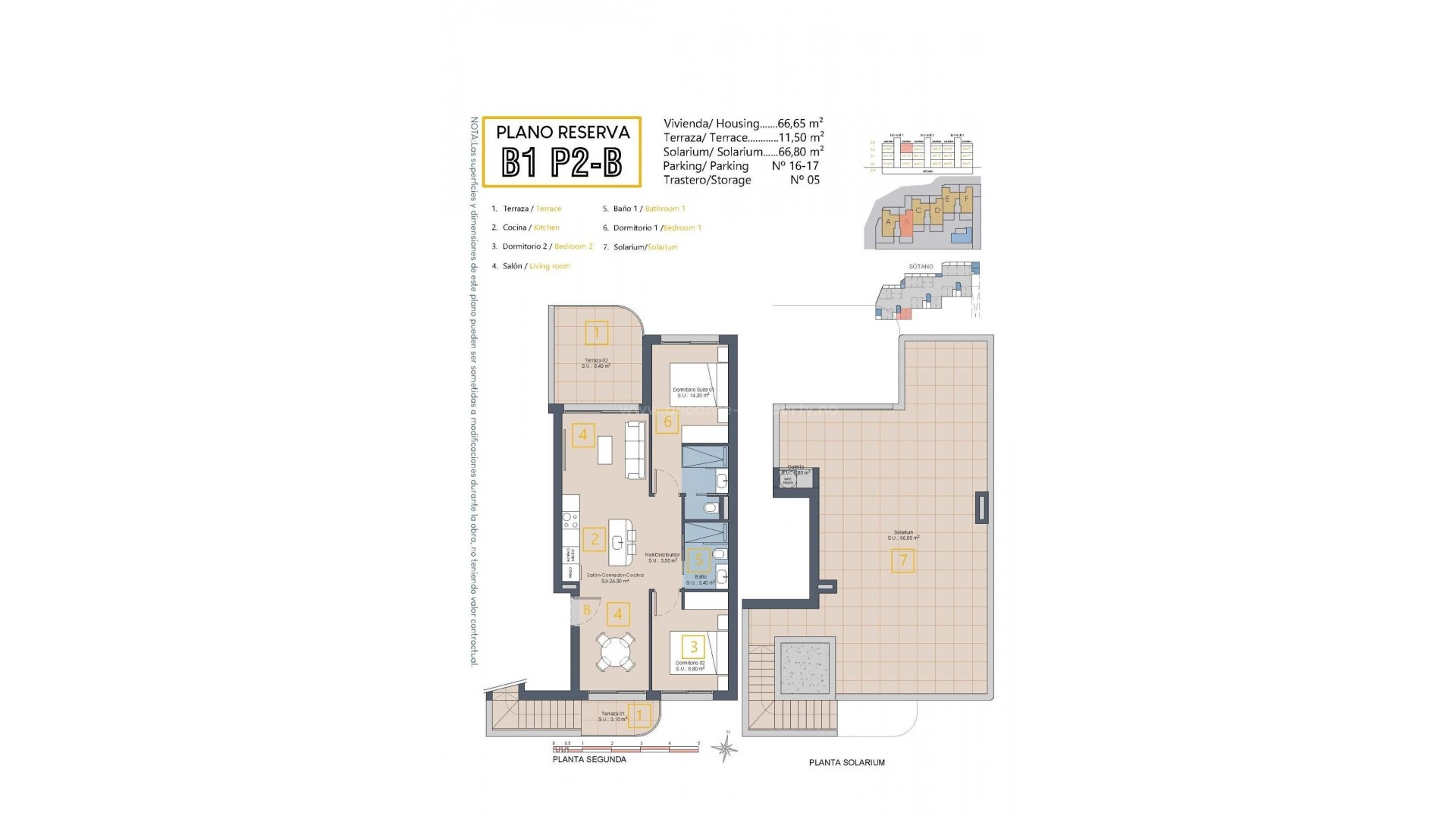 Apartment / flat in Serena Golf