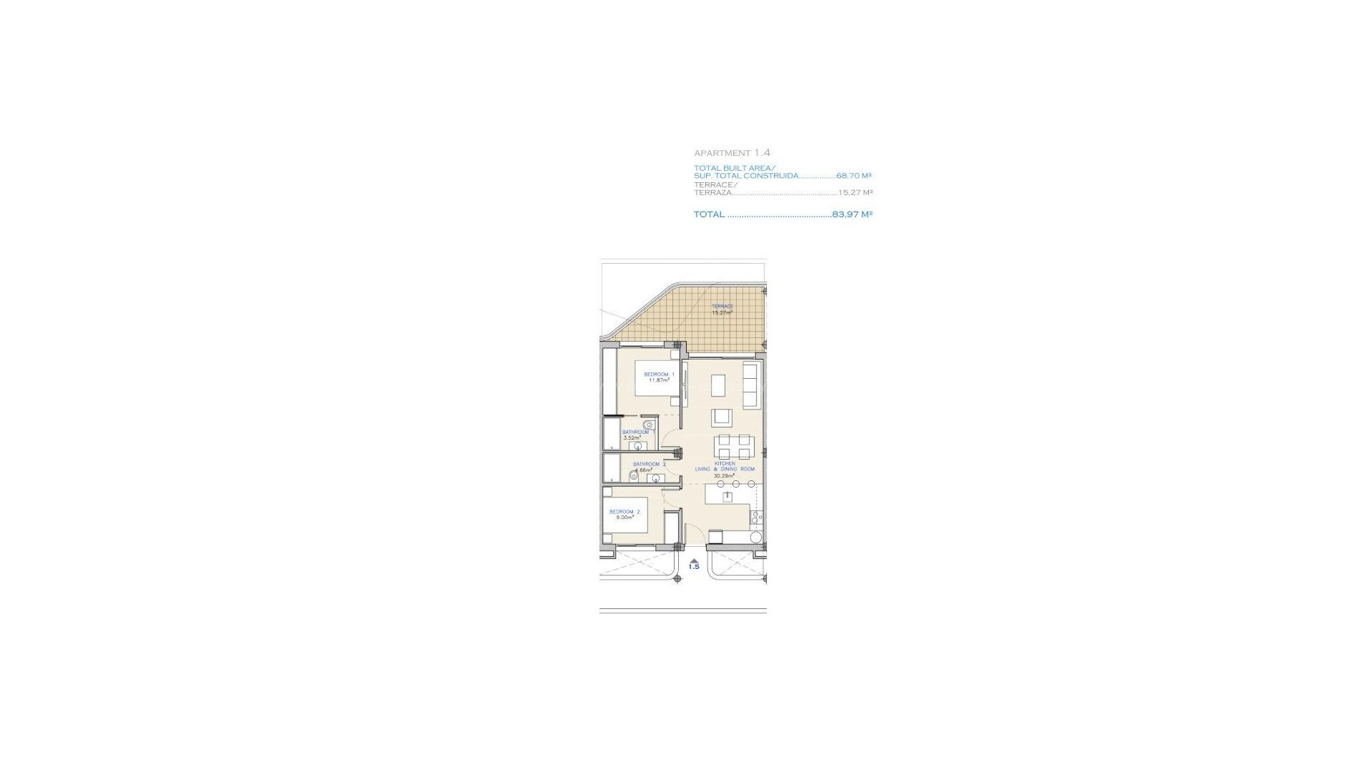 Apartment / flat in Serena Golf