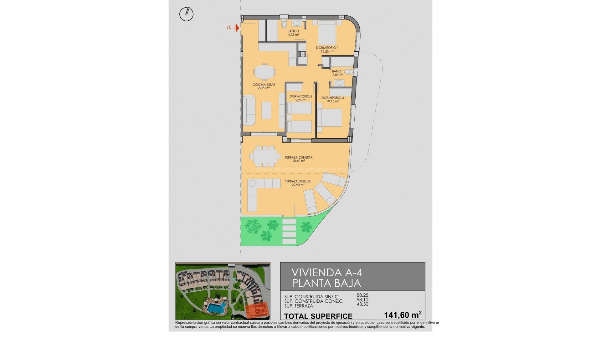 Apartment / flat in Serena Golf