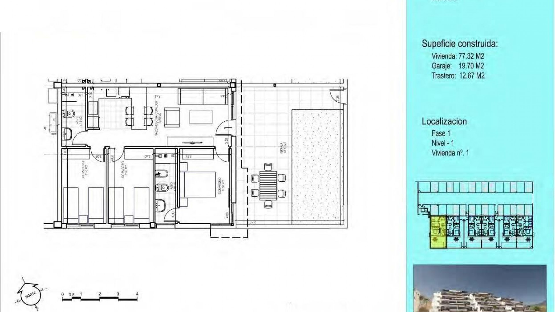 Apartment / flat in Vera playa