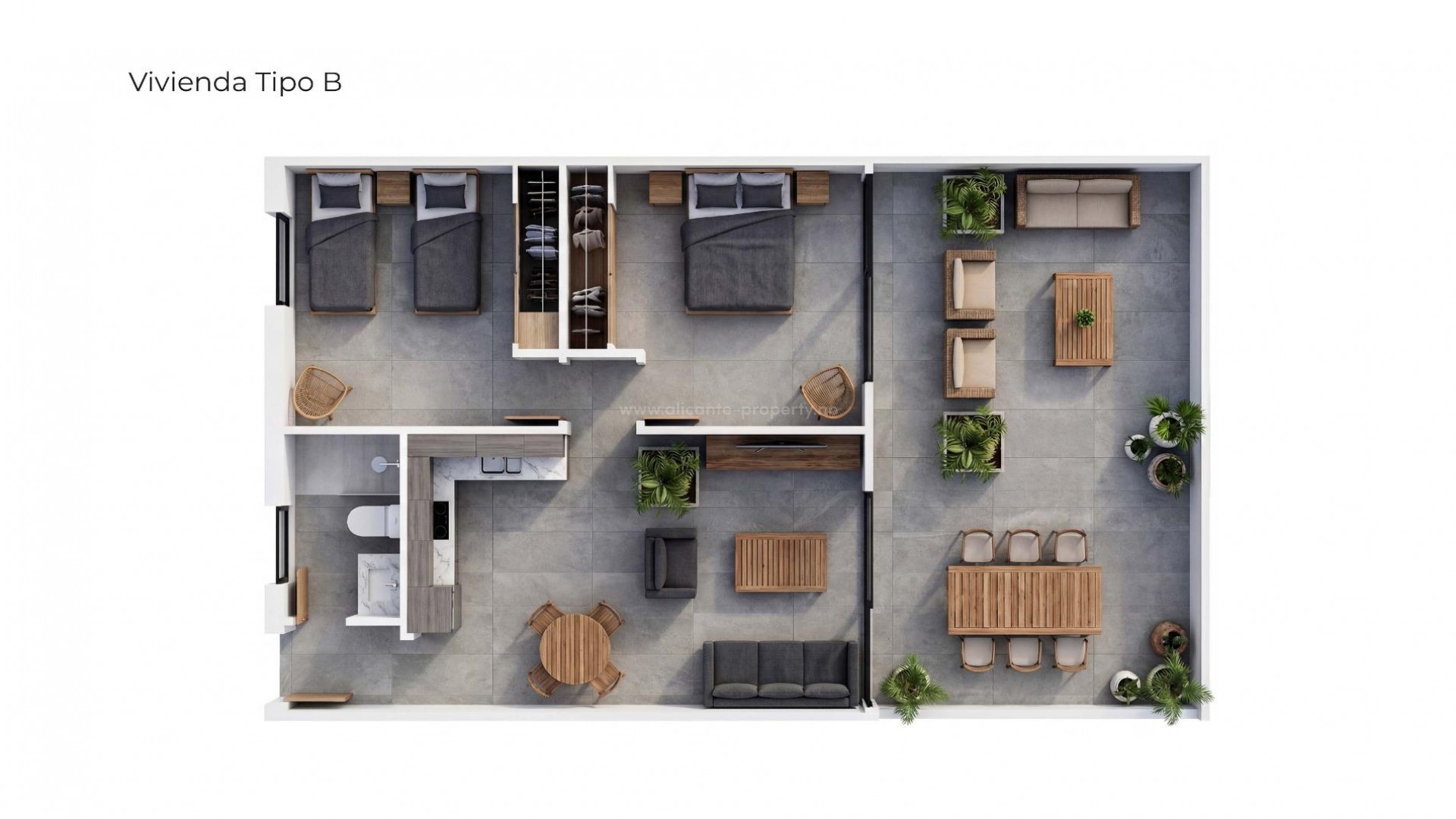 Apartment / flat in Vera playa