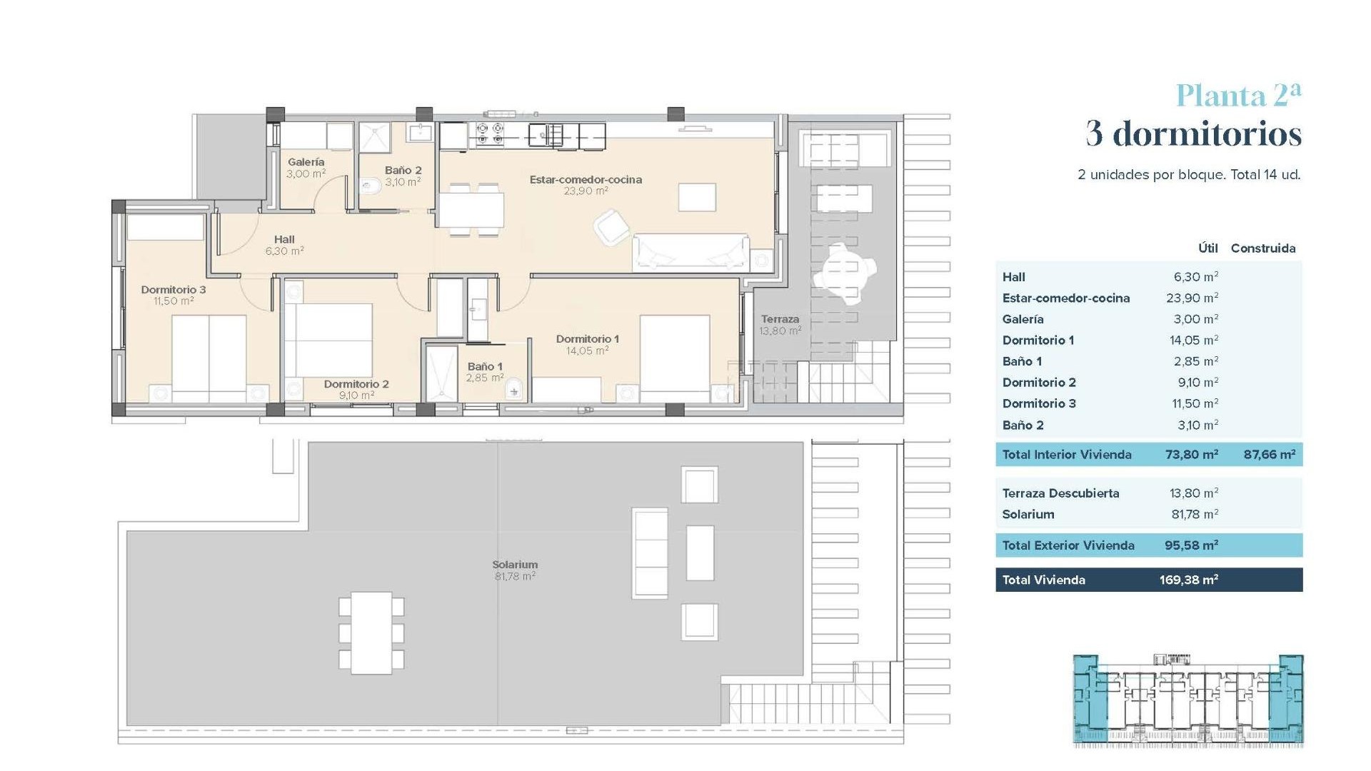 Apartment / flat in Vera playa