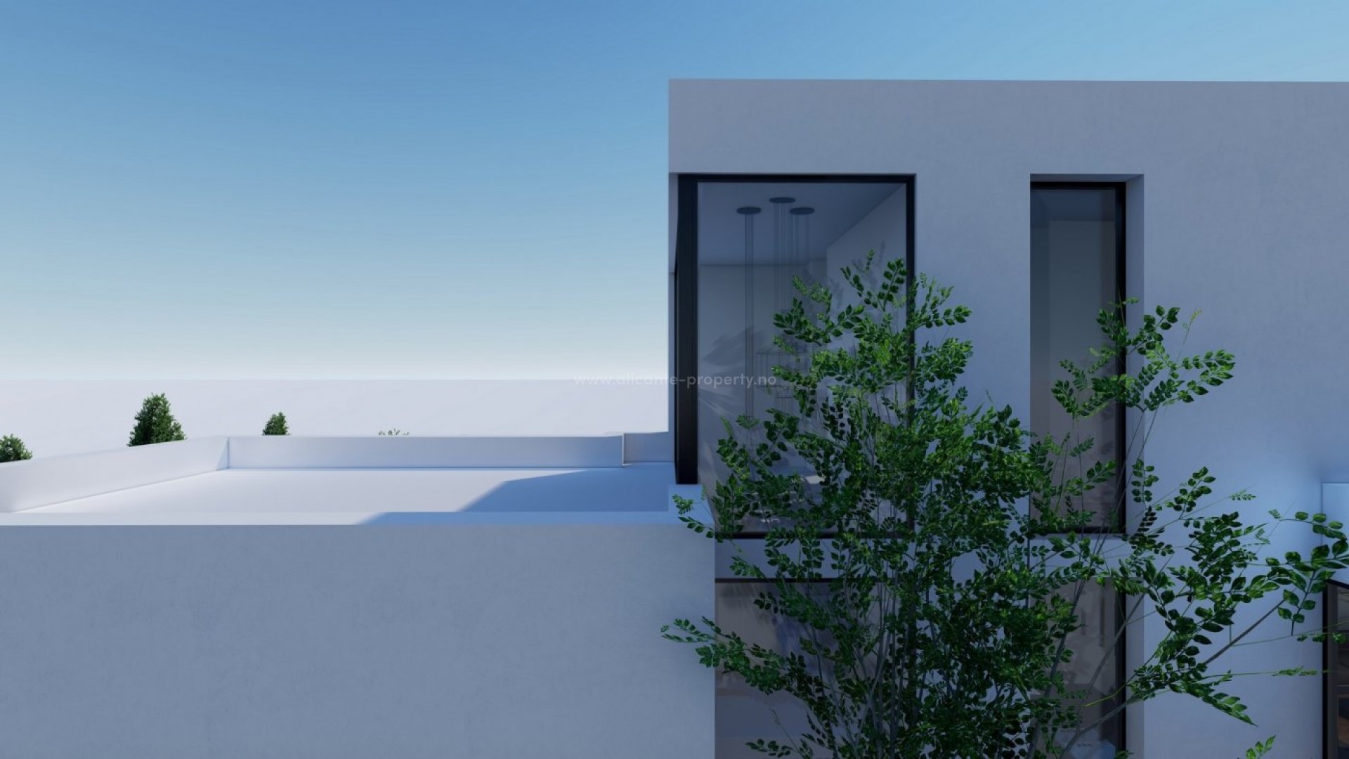 Brand new houses/villas in Polop, Alicante, 3 bedrooms and 2 bathrooms, private pool, garden and plot with own parking space