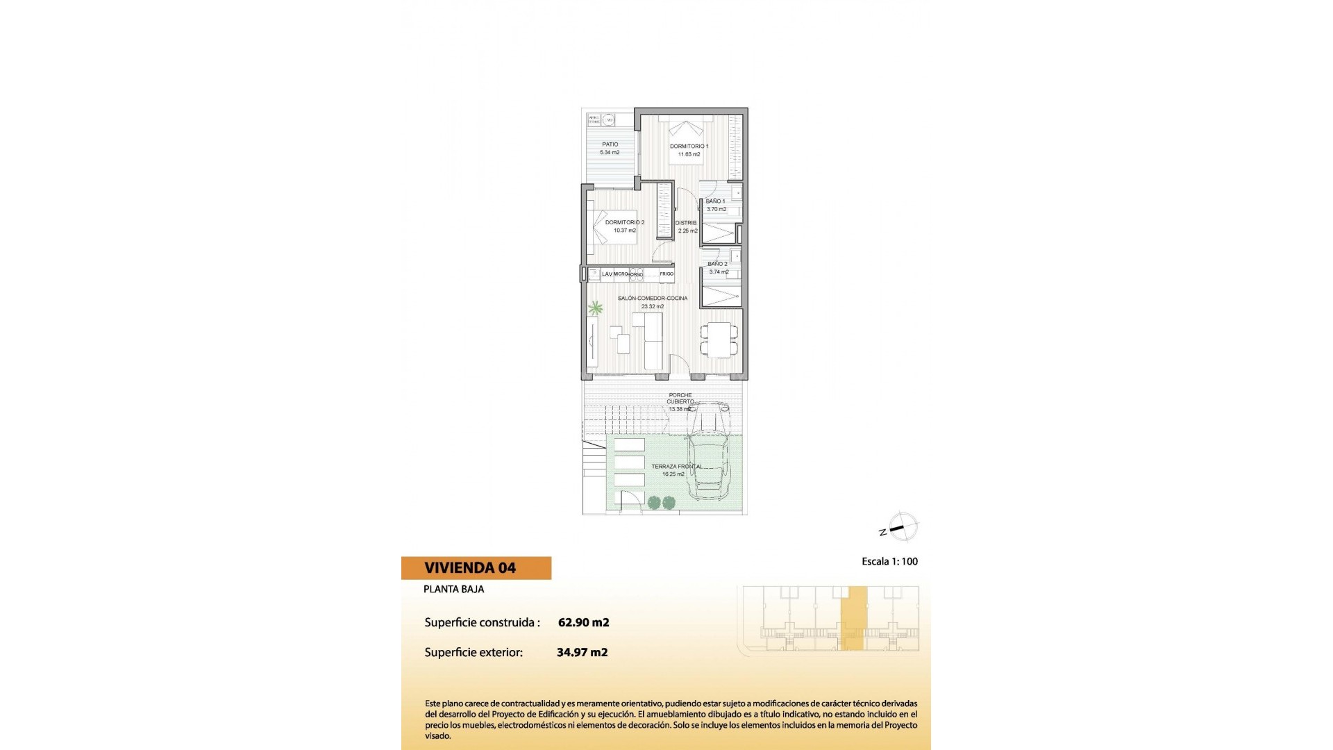 Bungalow en El salero