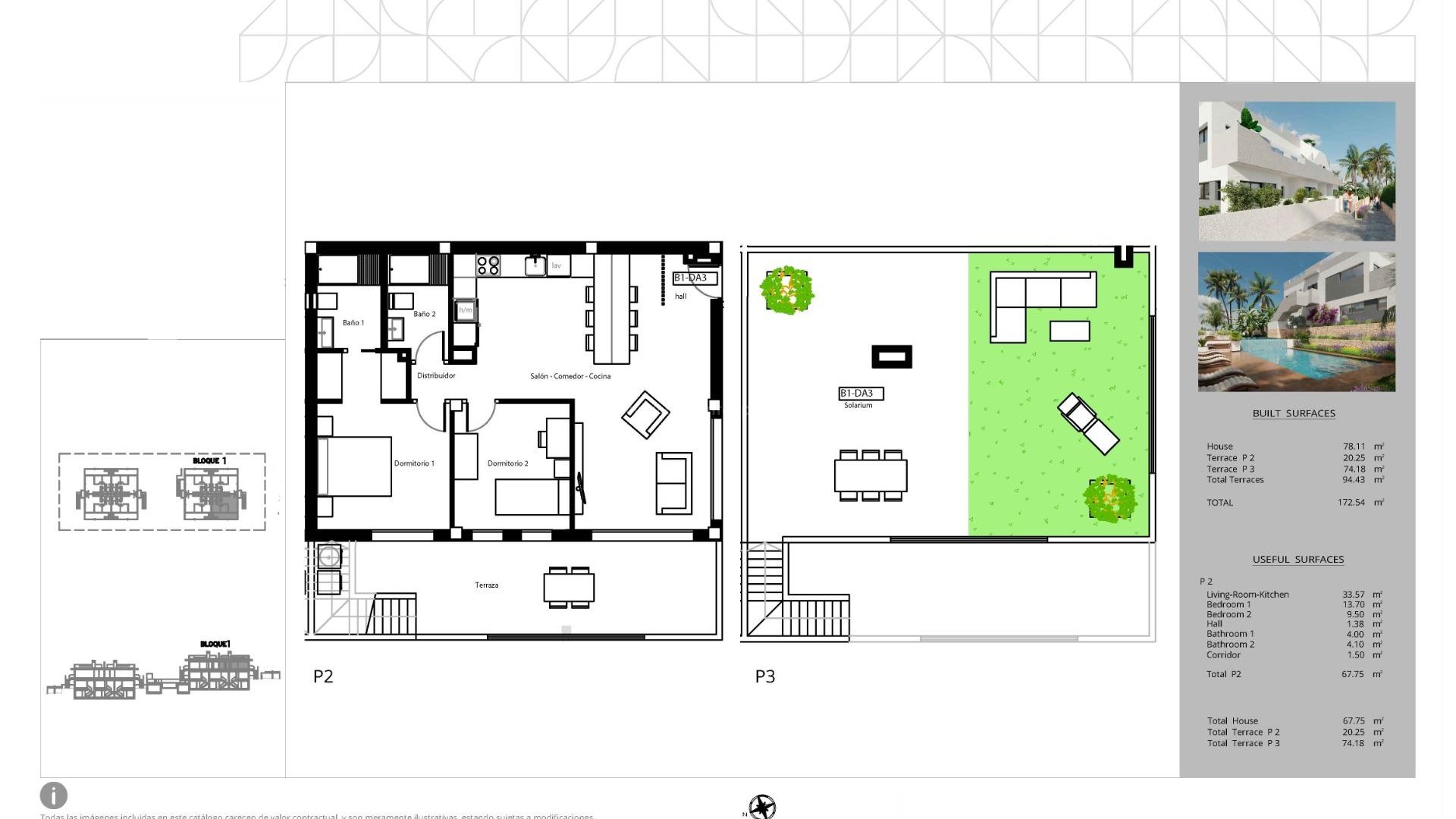 Bungalow en Lago Jardín II