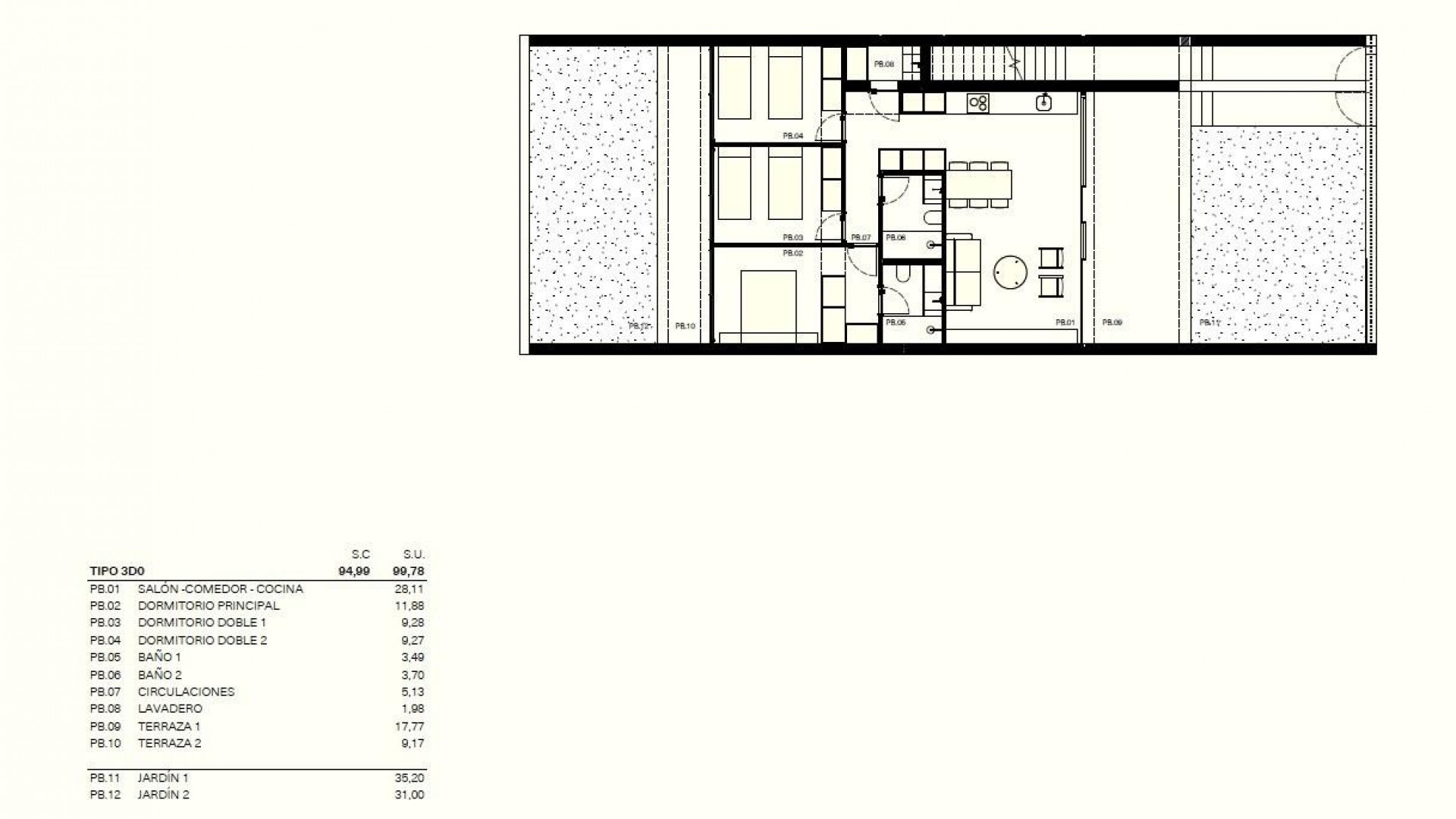 Bungalow en Los Balcones