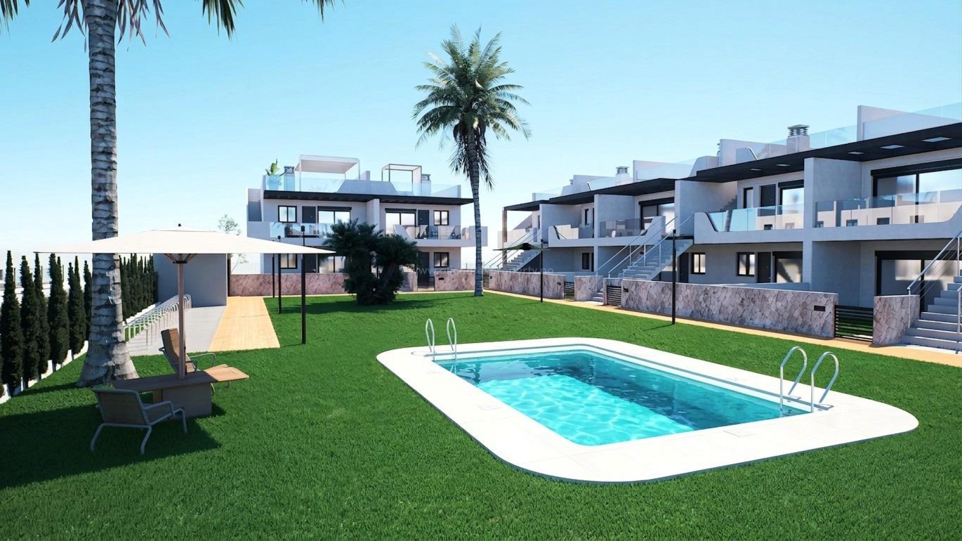Bungalow en pueblo