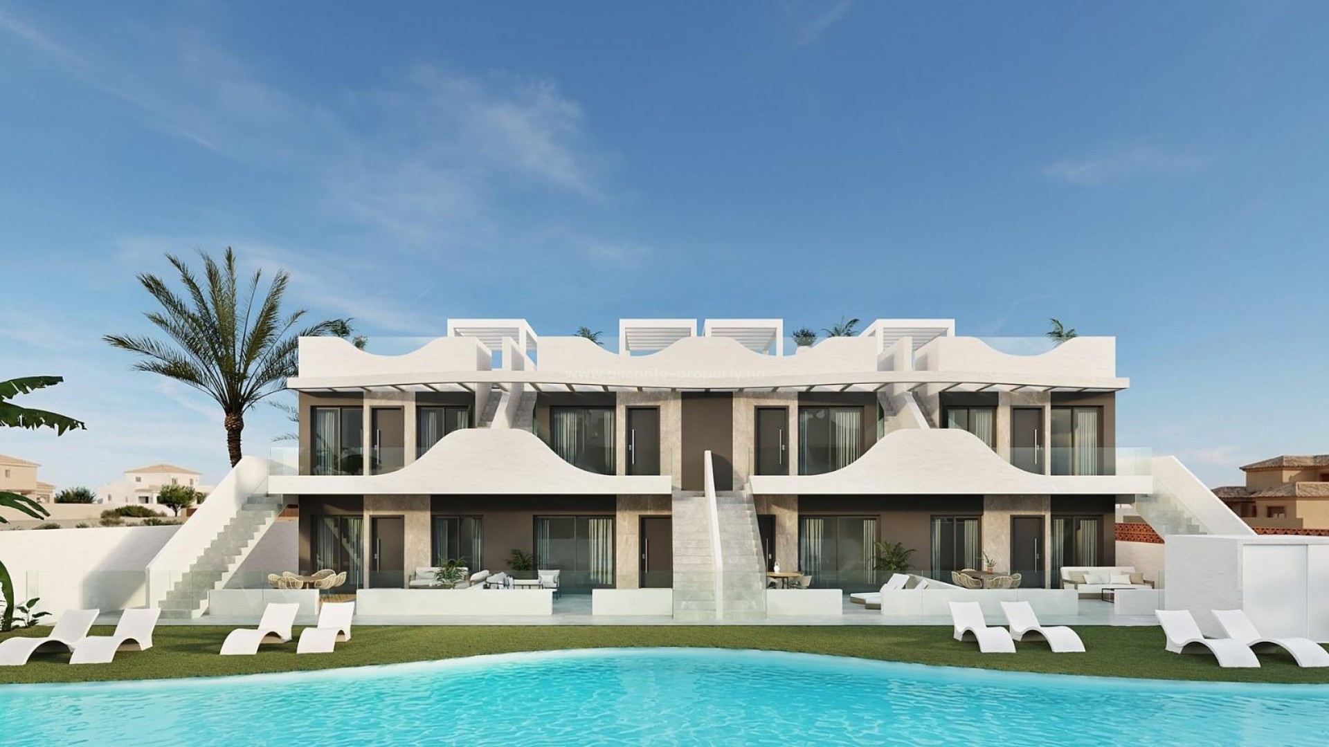 Bungalow en pueblo
