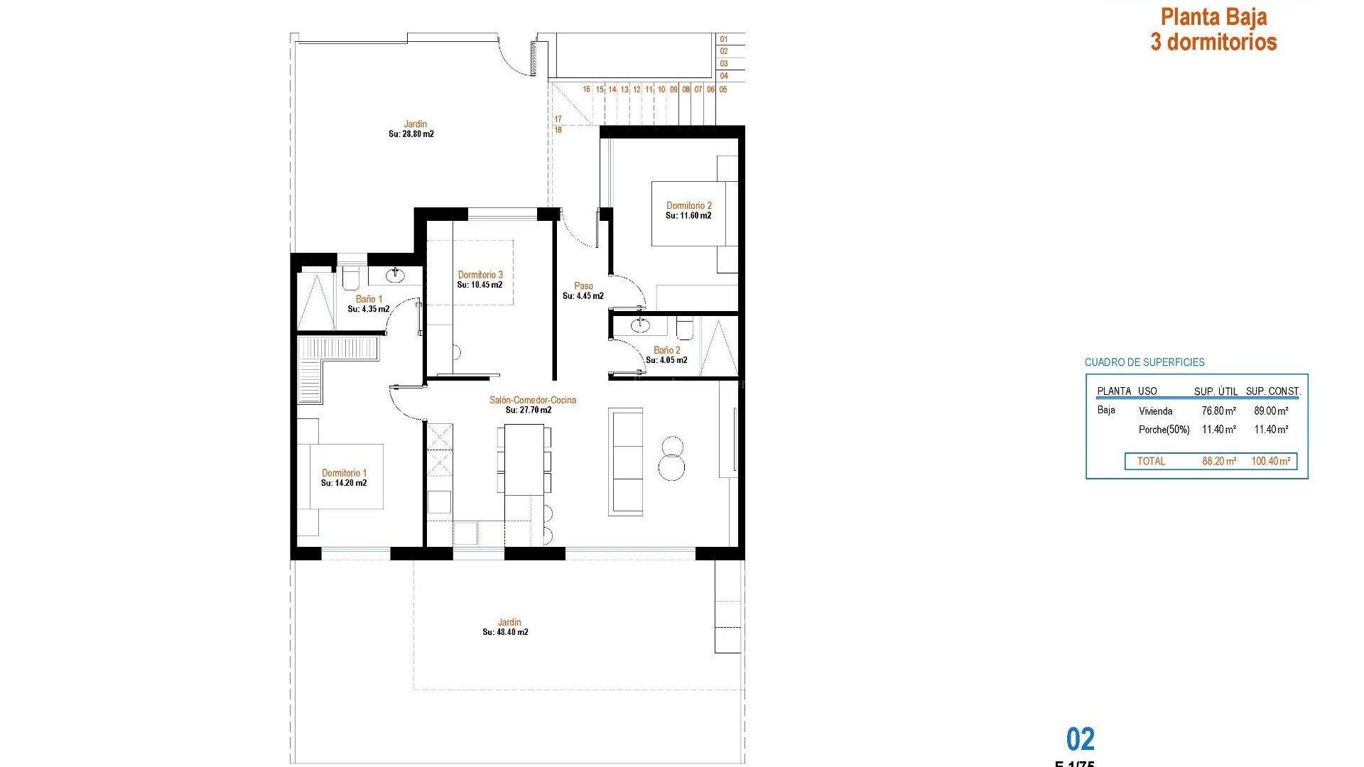Bungalow i Condado de Alhama