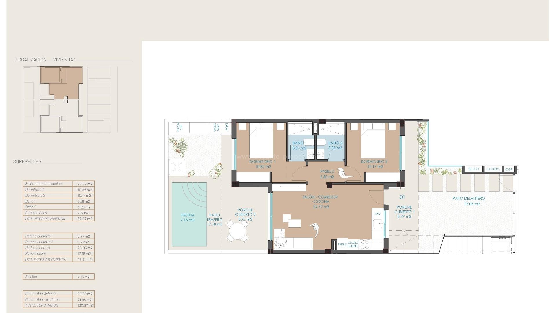 Bungalow i Molino de Chirrete