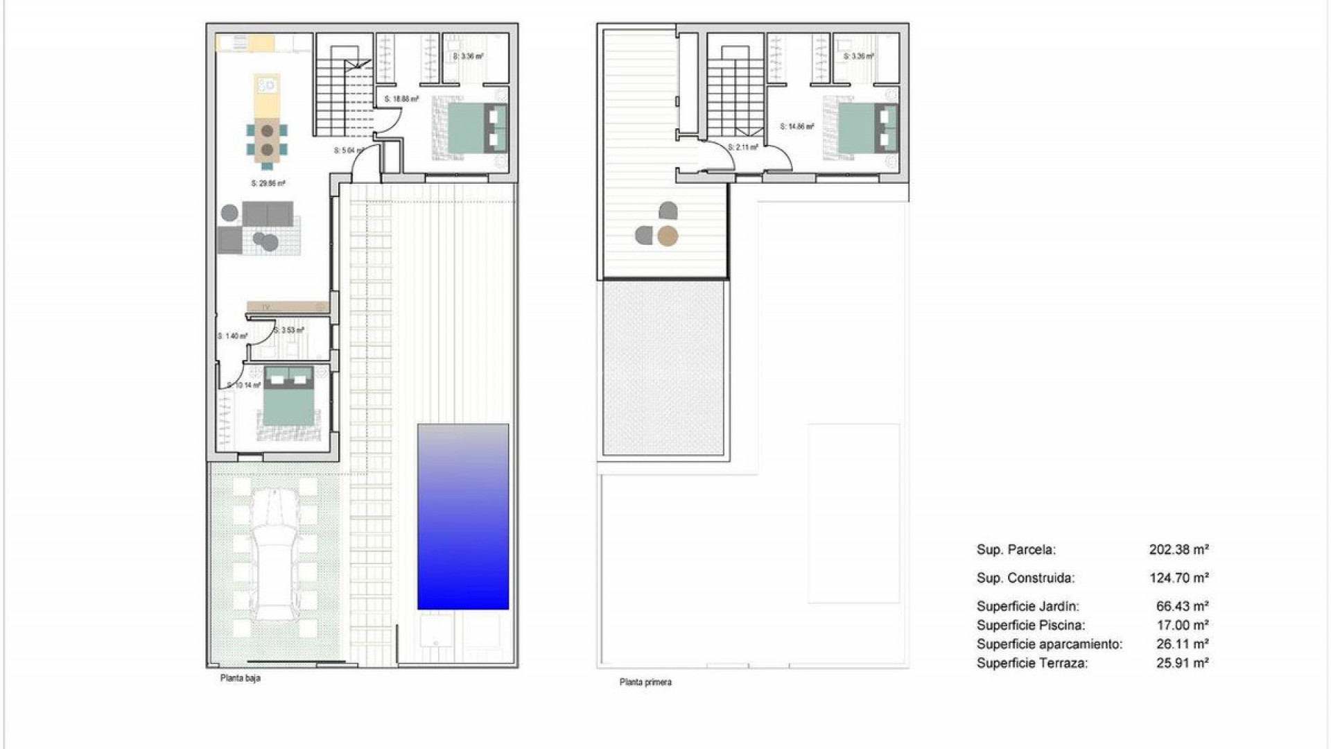 Bungalow i San Javier Centro