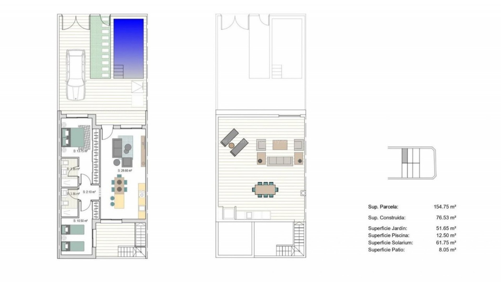 Bungalow i San Javier Centro