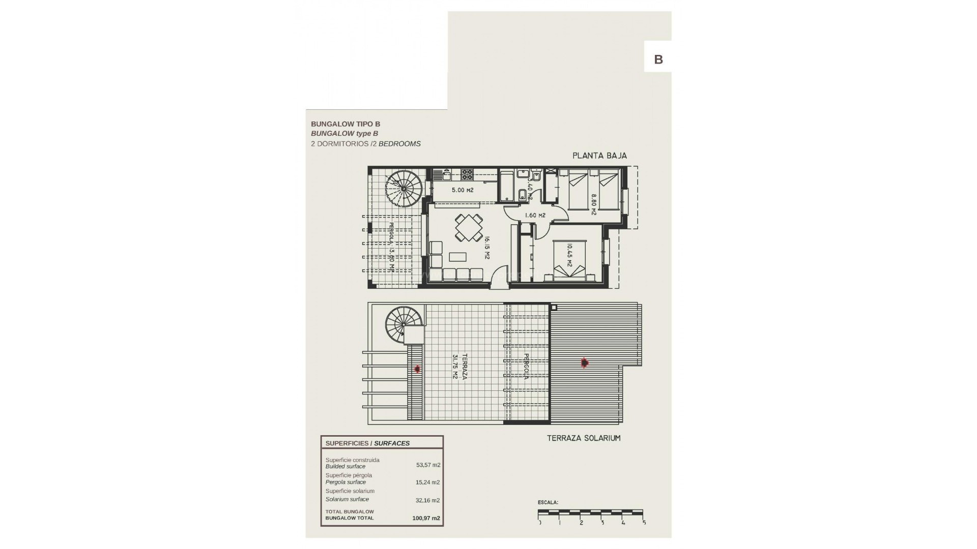 Bungalow in Gran sol