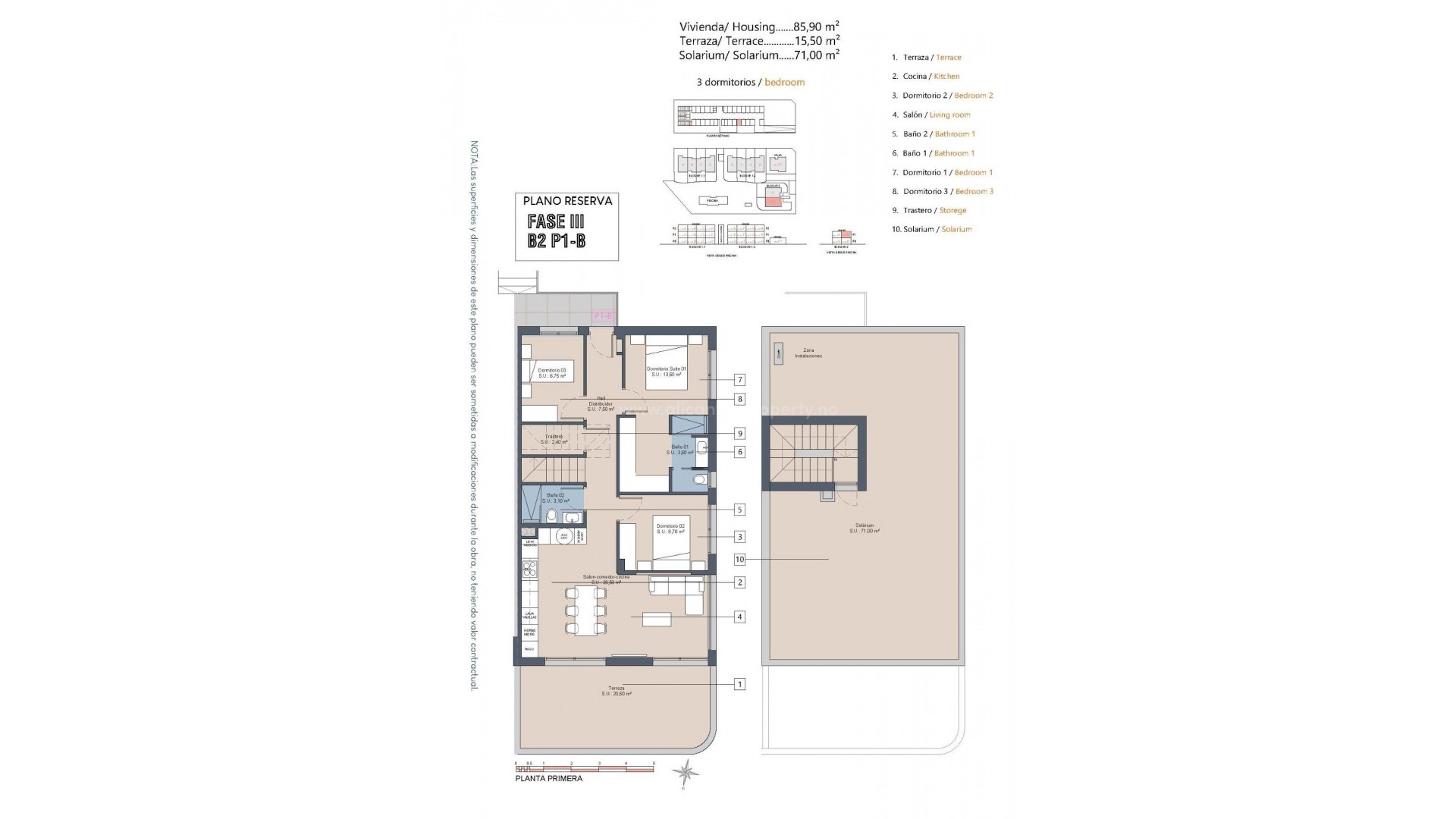 Bungalow in La Serena Golf