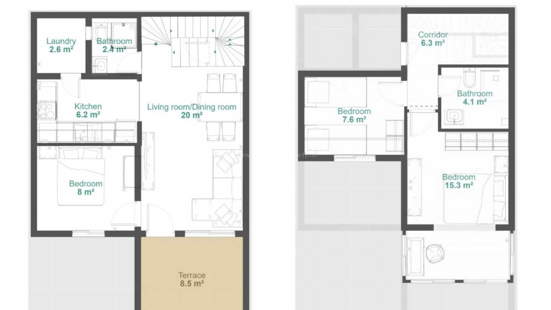 Bungalow in Orihuela Costa