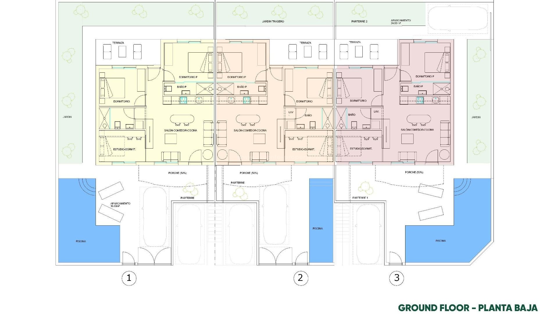 Bungalow in parques de Andromeda