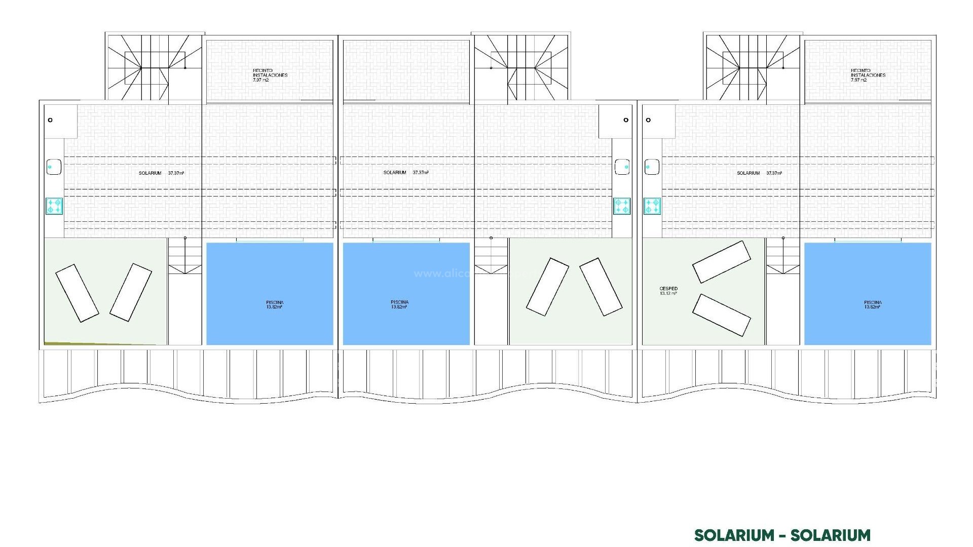 Bungalow in parques de Andromeda