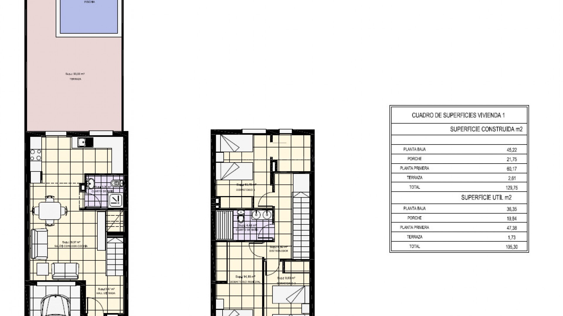 Bungalow in Pilar de la Horadada Centro