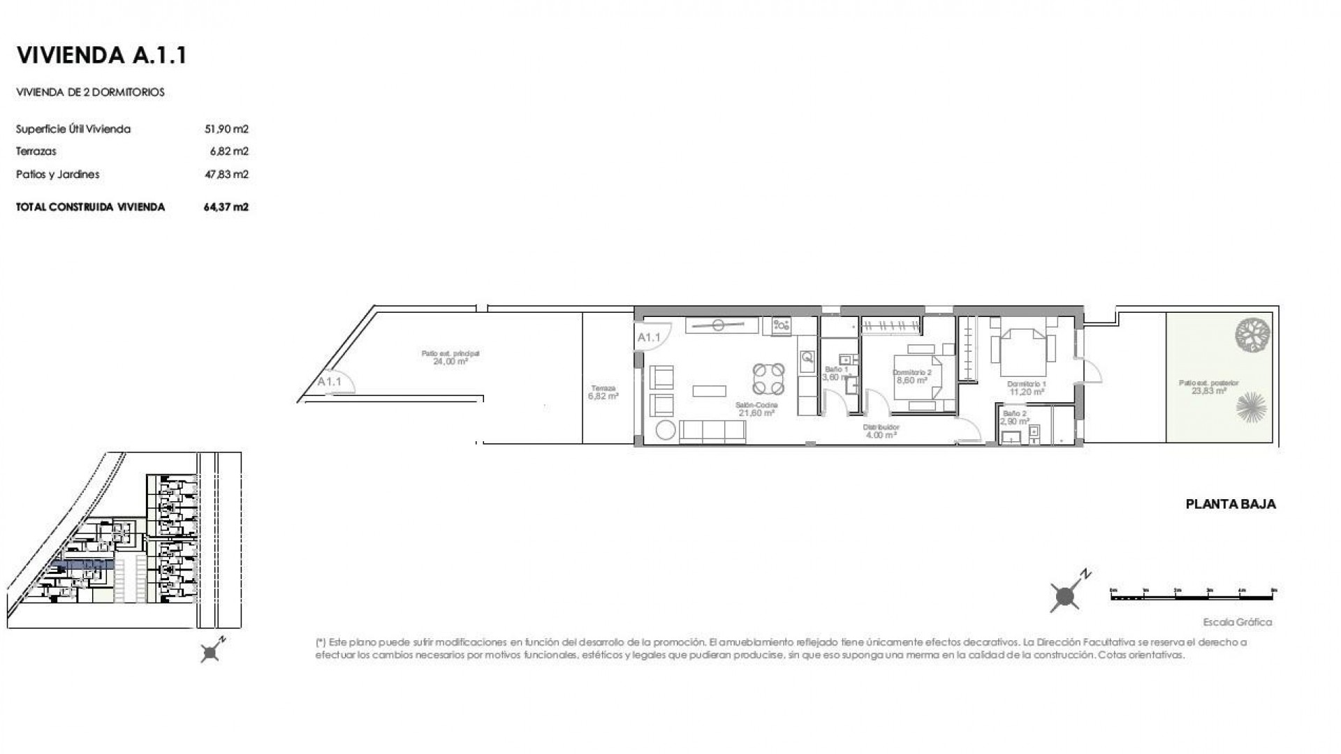 Bungalow in Playa Negra