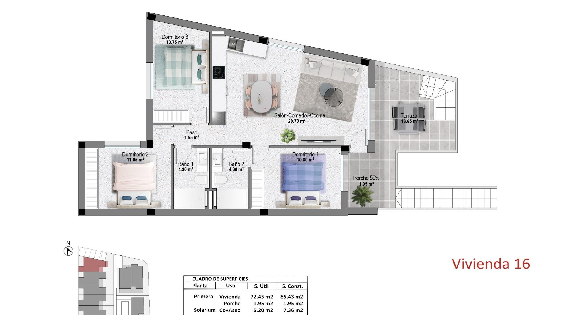 Bungalow in pueblo