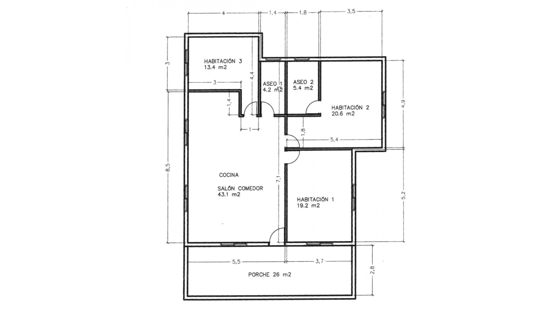 Casa de campo en Dolores
