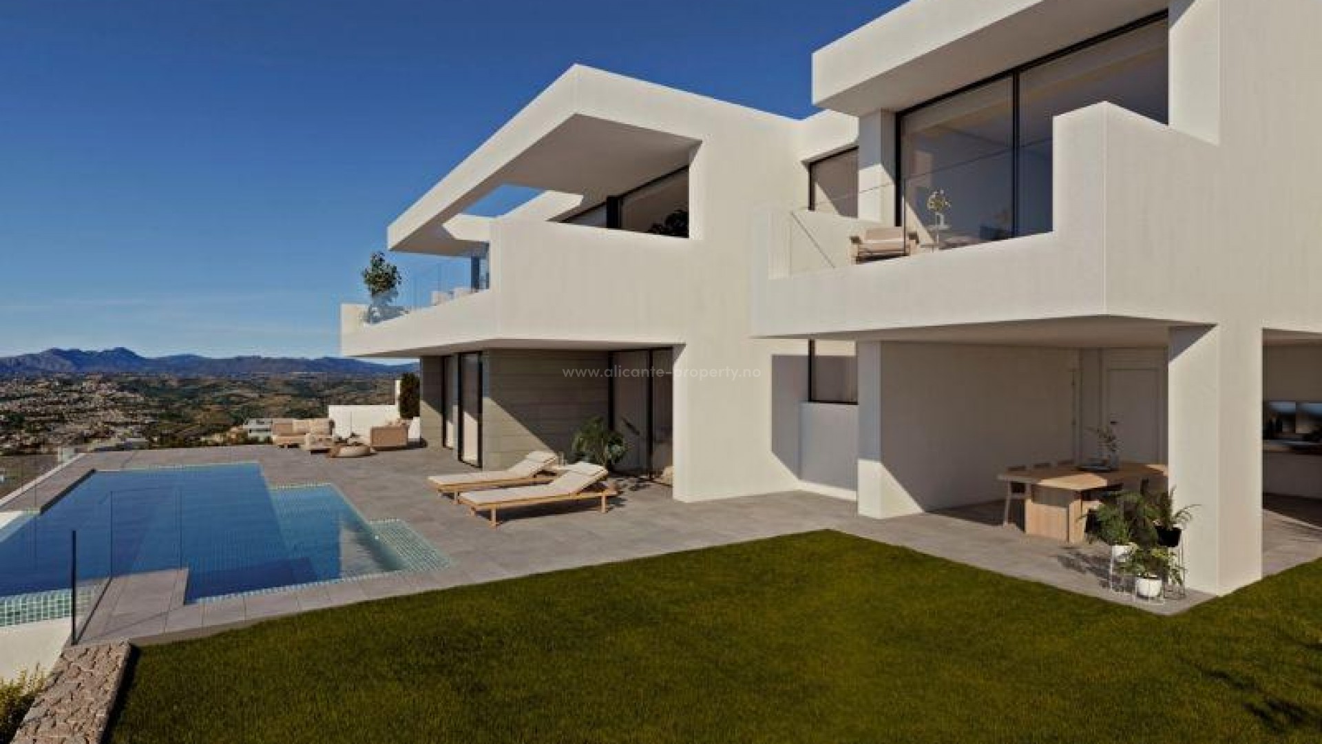 Exclusive house/villa in Benitachell with sea views, 3 bedrooms, infinity pool and large garden, closed garage for 2 cars, smart house