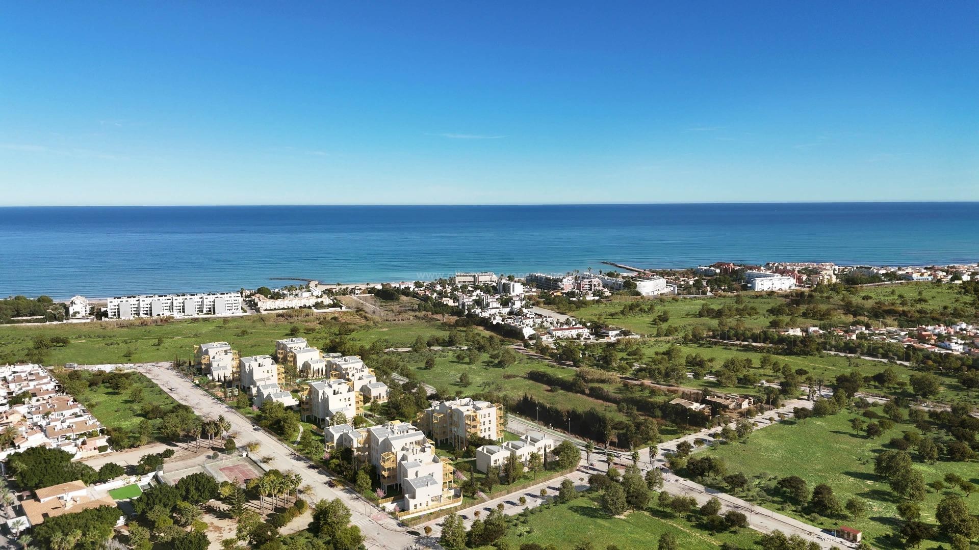 Exclusive new homes apartments/townhouses in El Vergel near Denia, 2/3 bedrooms, 2 bathrooms, each home has its own private areas, both indoor and outdoor