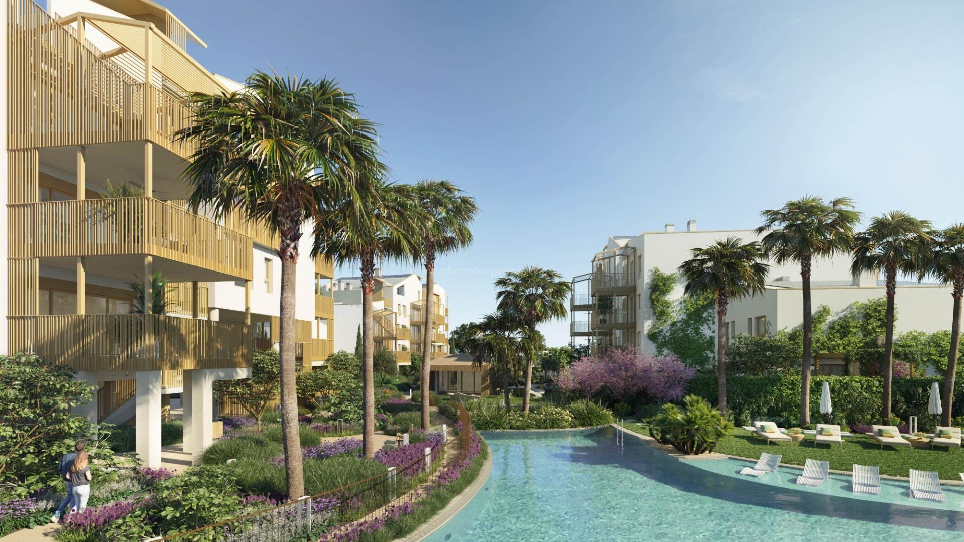 Exclusive new homes apartments/townhouses in El Vergel near Denia, 2/3 bedrooms, 2 bathrooms, each home has its own private areas, both indoor and outdoor