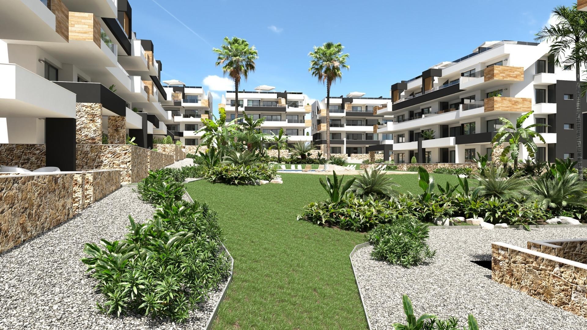 Flats in Los Altos, Orihuela Costa, Alicante Province, 2 bedrooms, 2 bathrooms, large terrace or penthouse with solarium, pool, gym