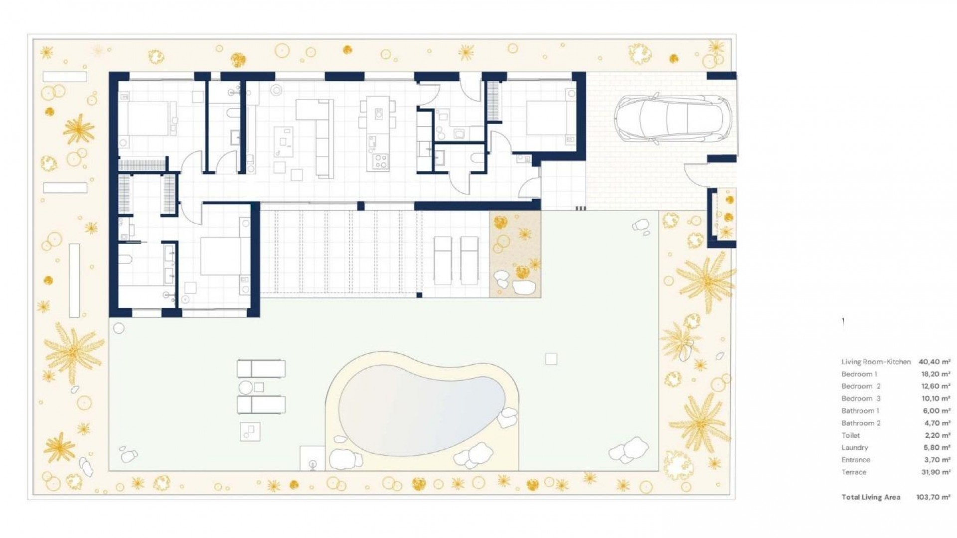 Hus / Villa i Altaona Golf