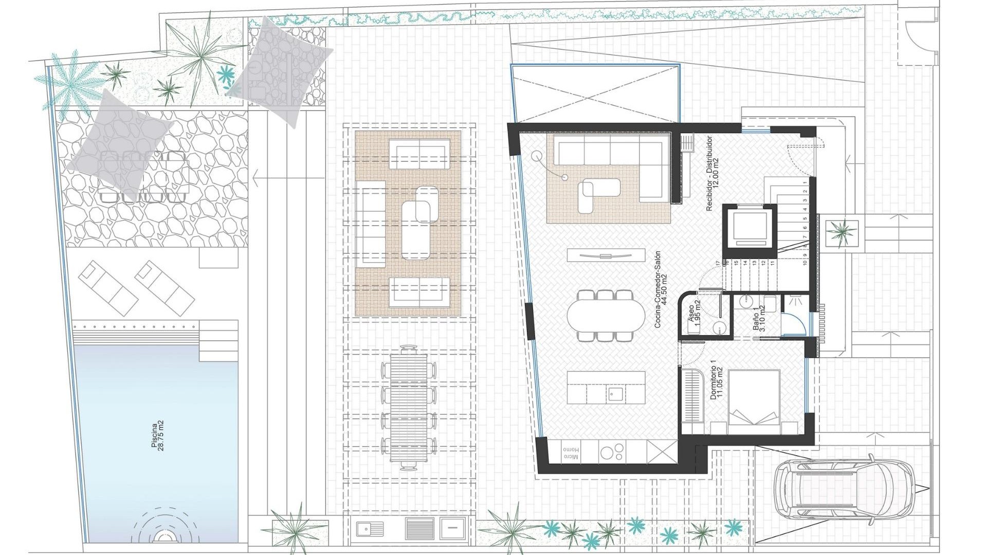 Hus / Villa i Cala Flores