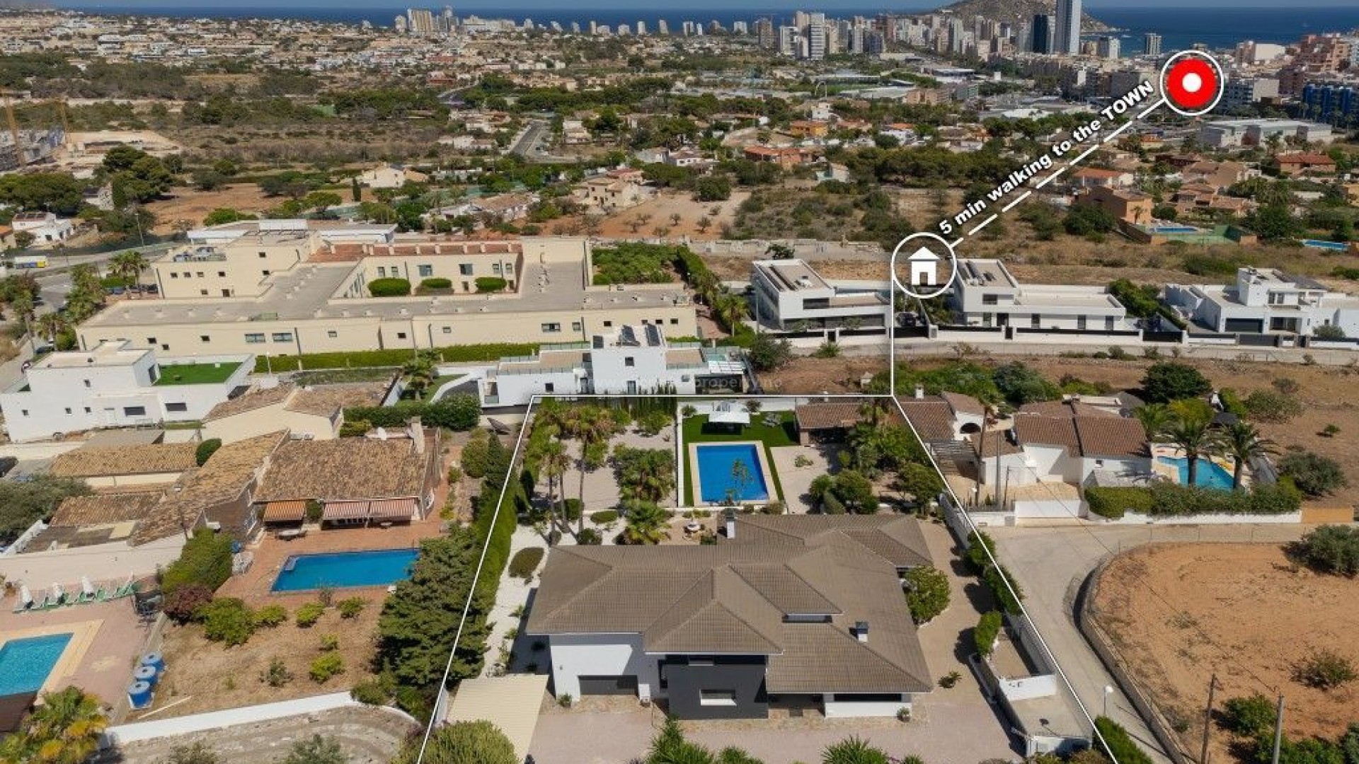 Hus / Villa i Calpe Centro