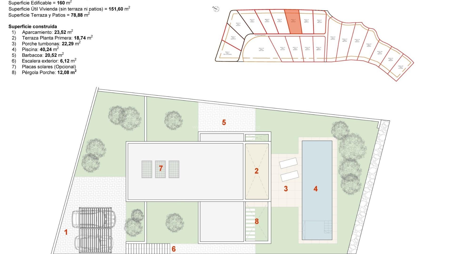 Hus / Villa i Campana garden