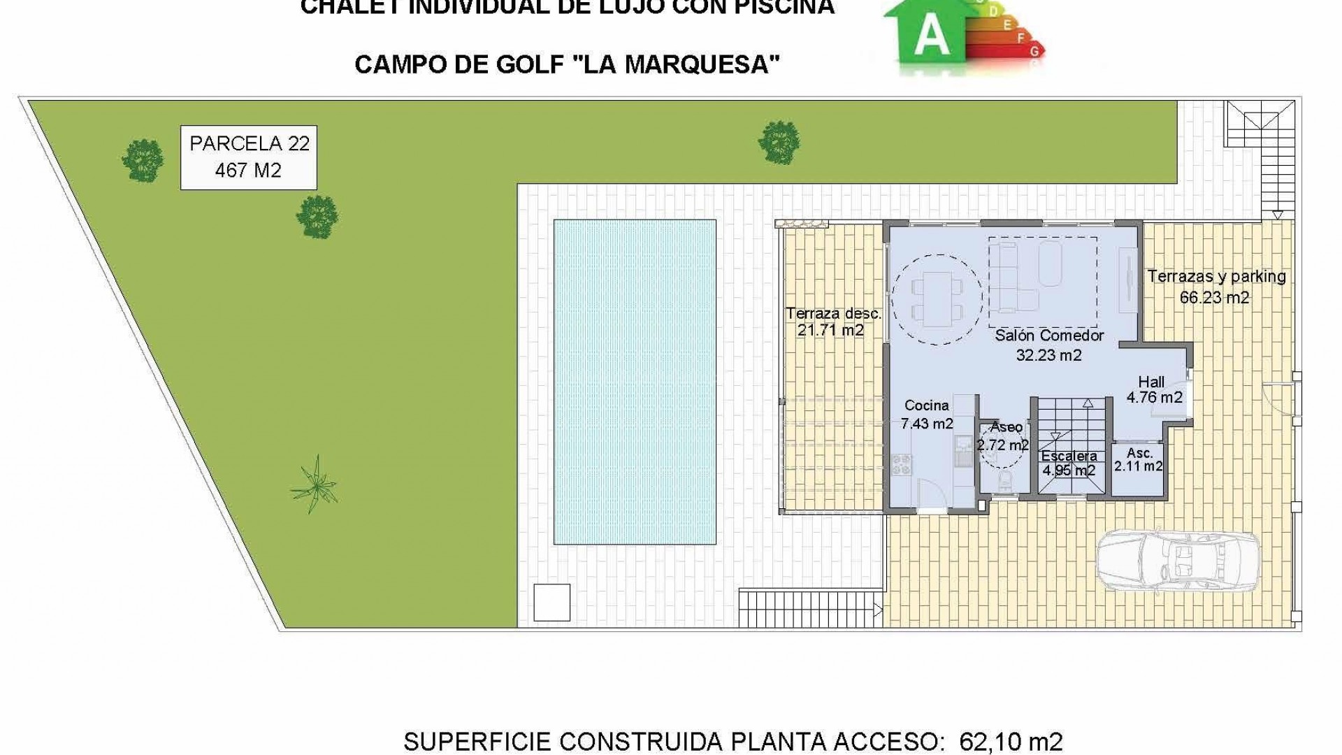 Hus / Villa i Golf La Marquesa (Ciudad Quesada)