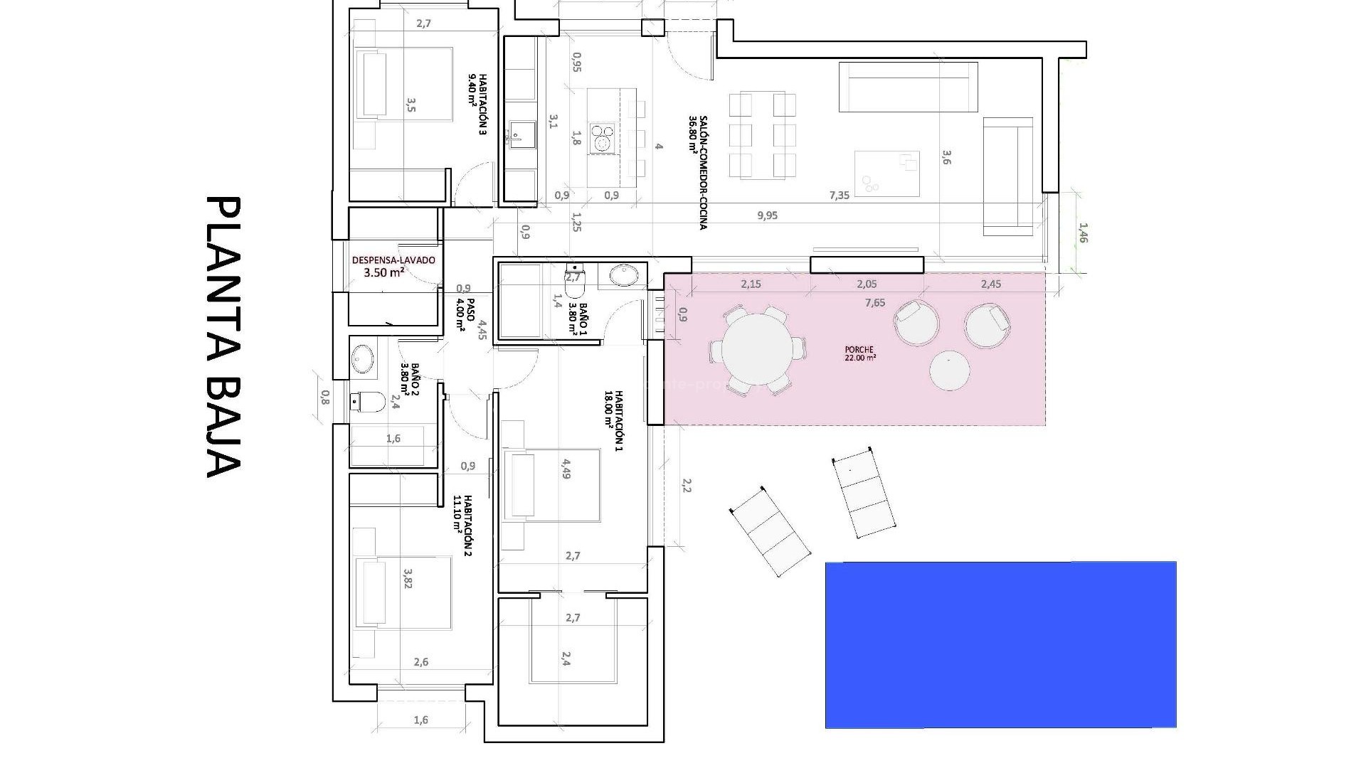 Hus / Villa i La Capitana