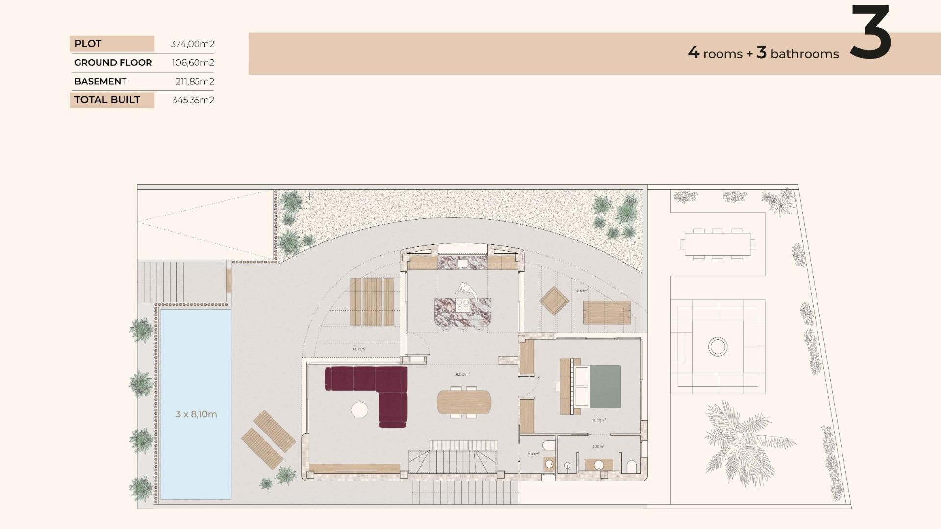 Hus / Villa i La finca Golf