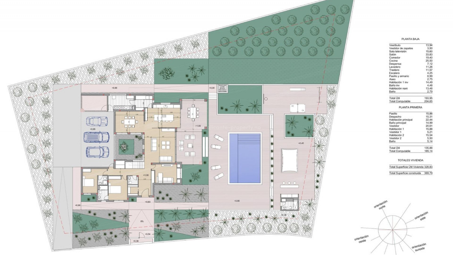 Hus / Villa i Molina de Segura Centro