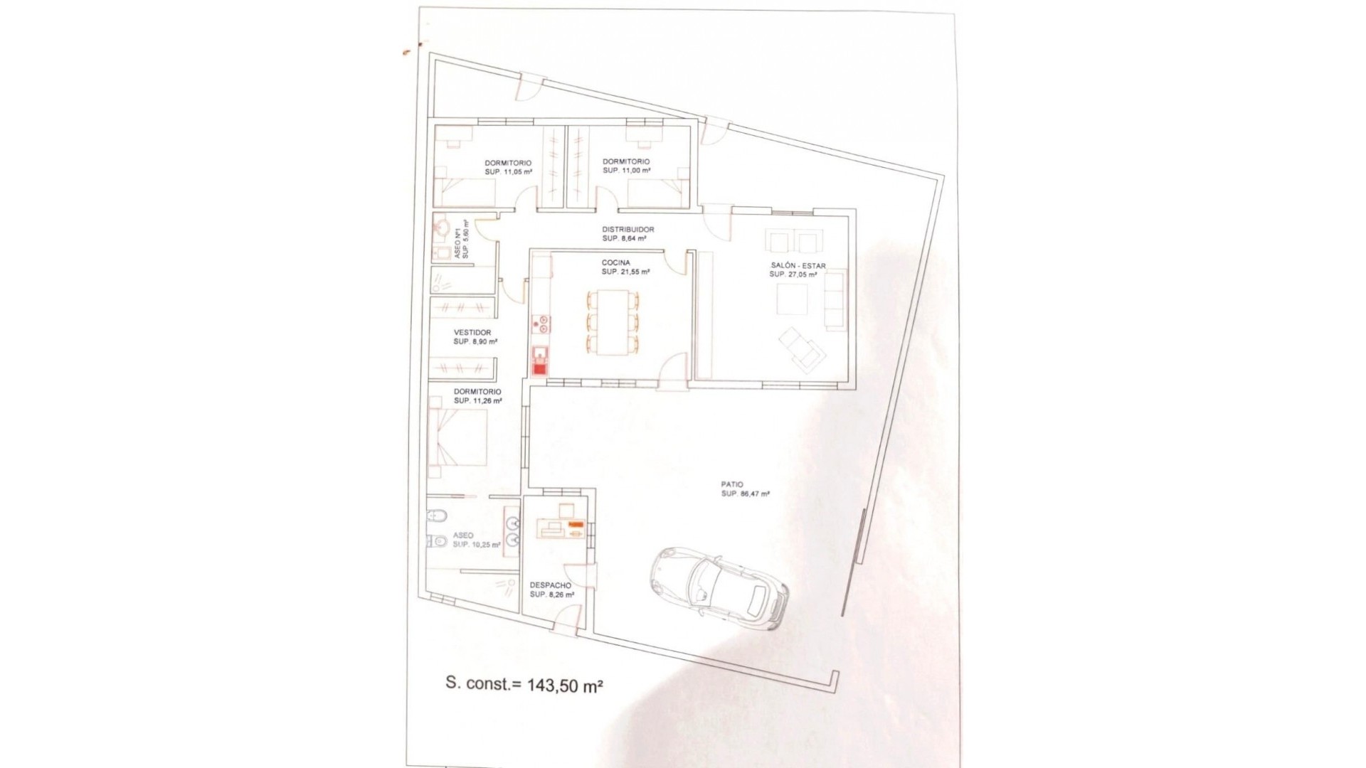 Hus / Villa i Torre De La Horadada