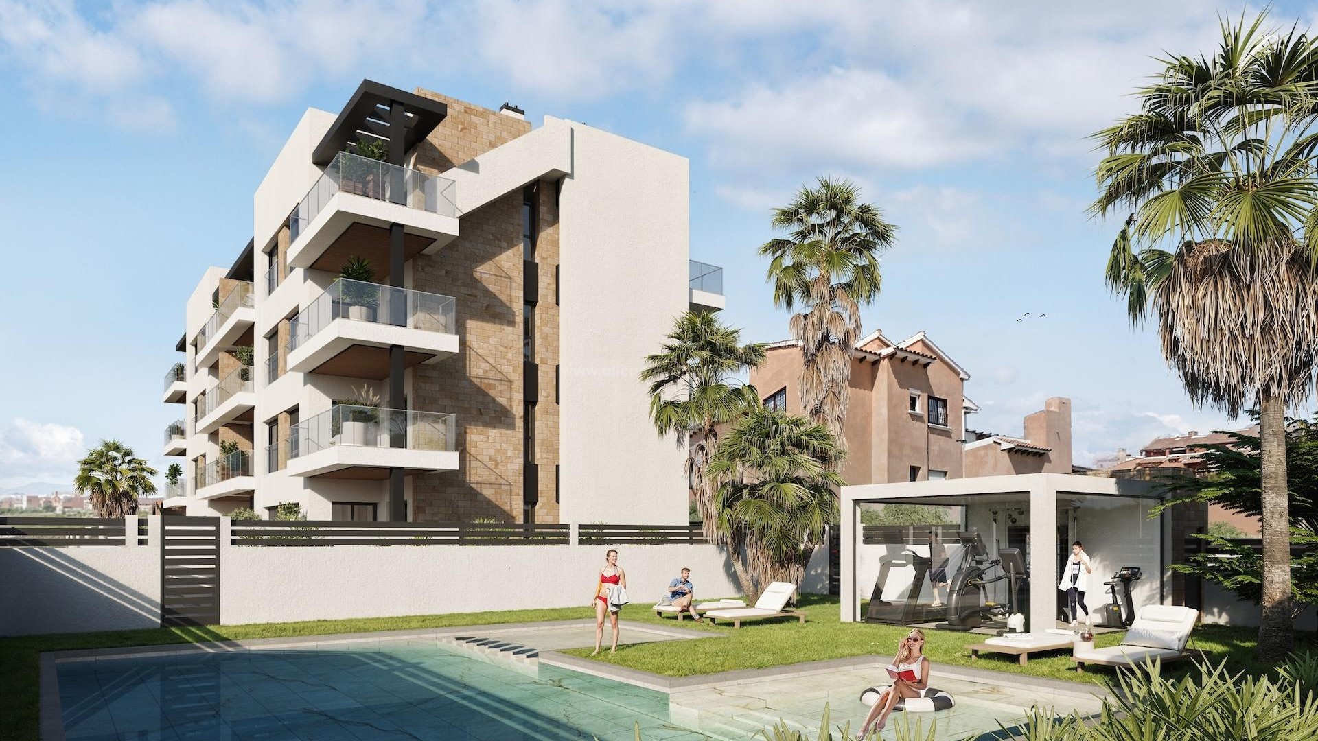 Leilighet / leilighet i Aguas Nuevas